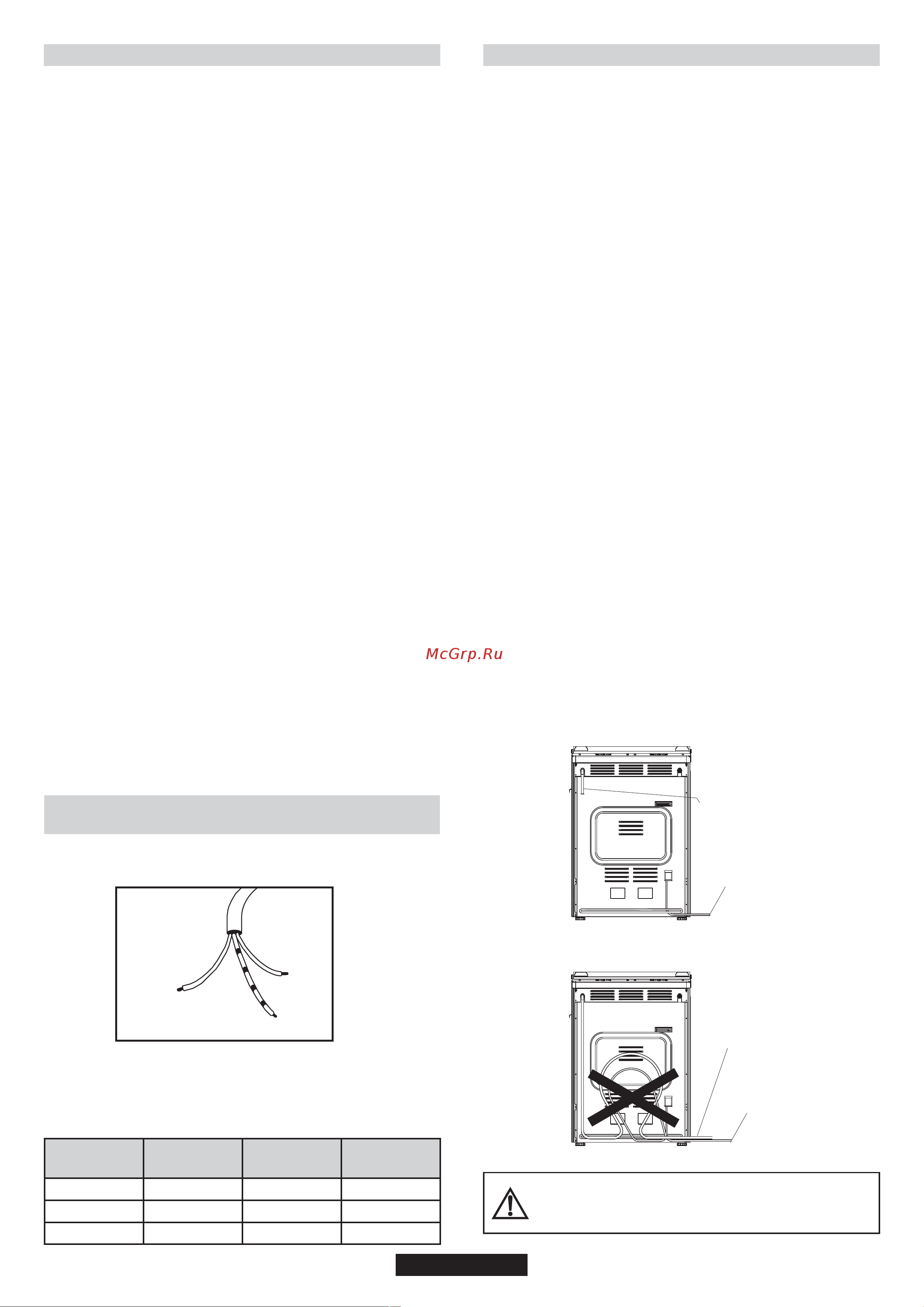 Candy CCG5101SS [29/40] Подключение к электросети