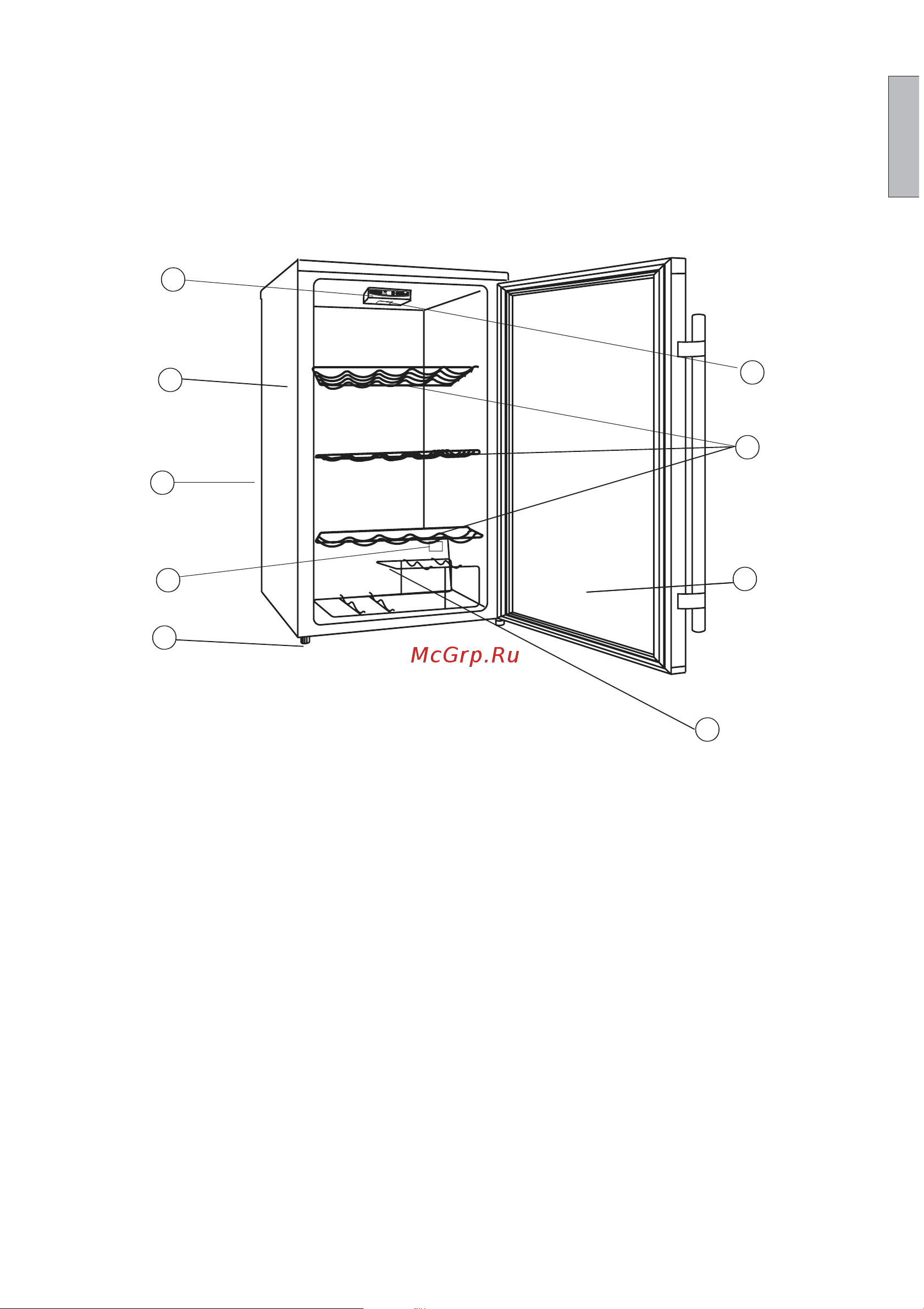 Candy CCVA160GL [2/125] Parts and features