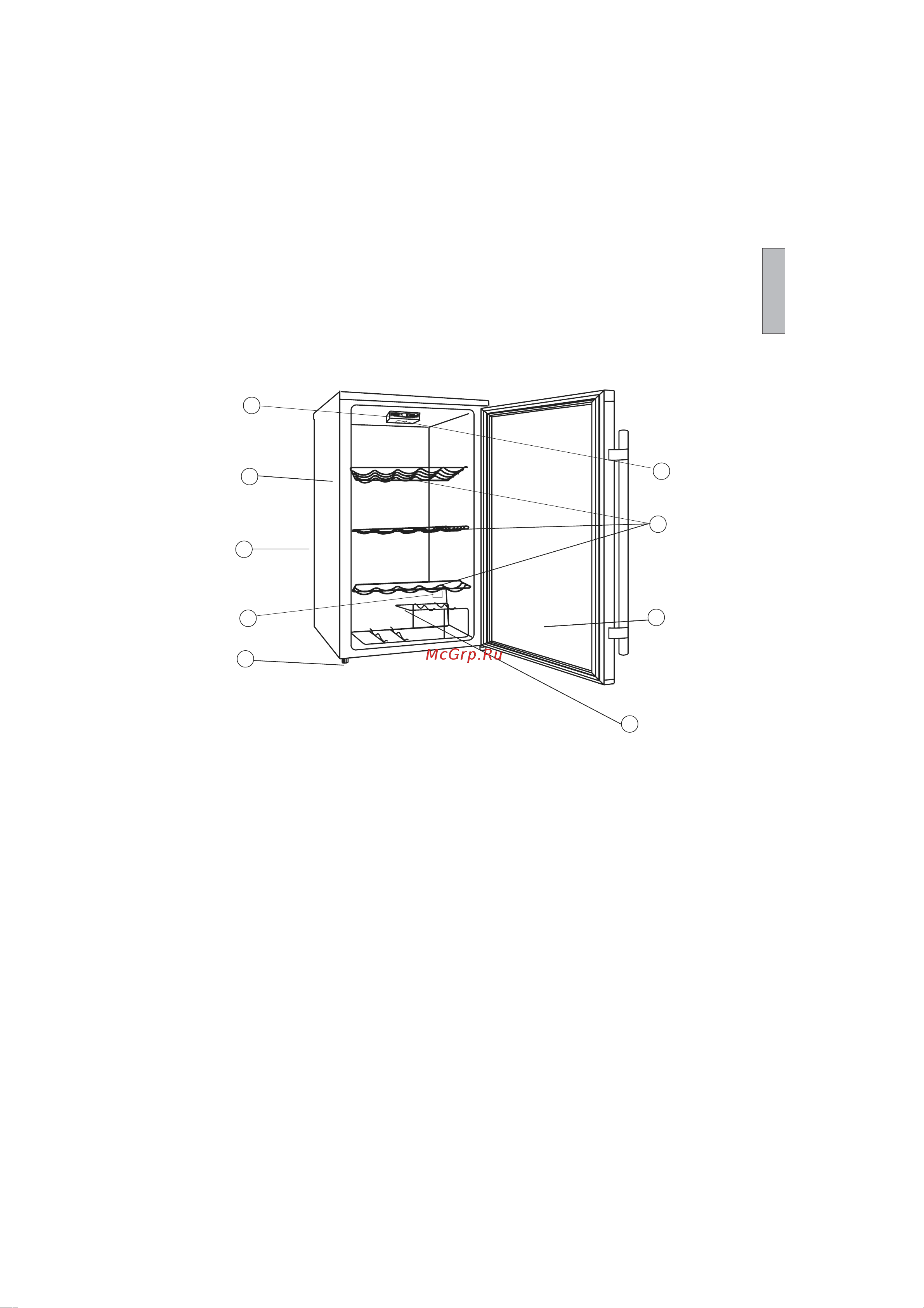 Candy CCV 200 GL [35/125] Bestandteile und funktionen