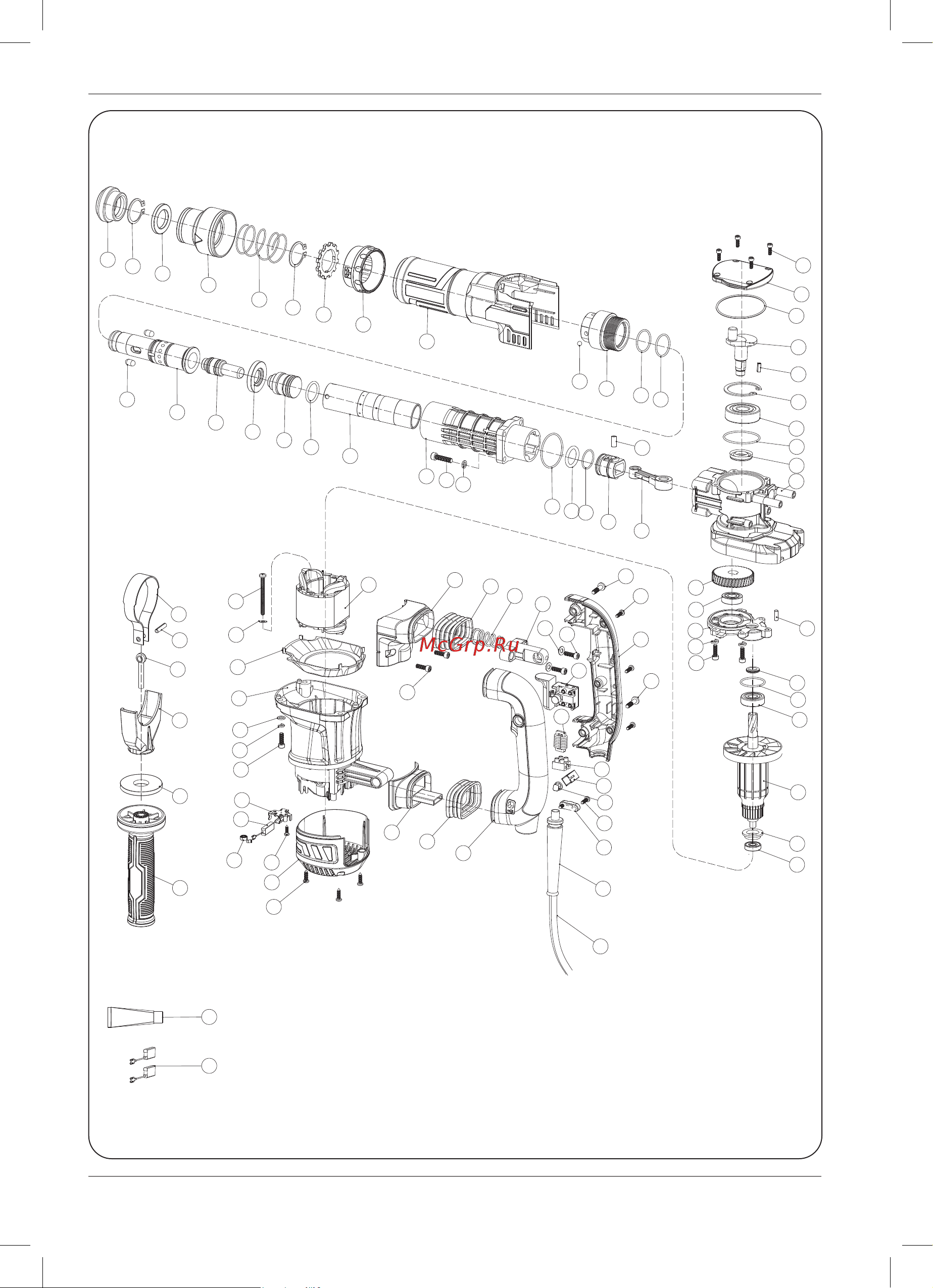 FERM HDM1040P [59/64] Exploded view