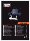 FERM PRM1021 Инструкция по эксплуатации
