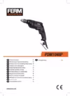 IND 450W, 0-4500 об/мин, сталь/дерево-10/25 мм PDM1048P