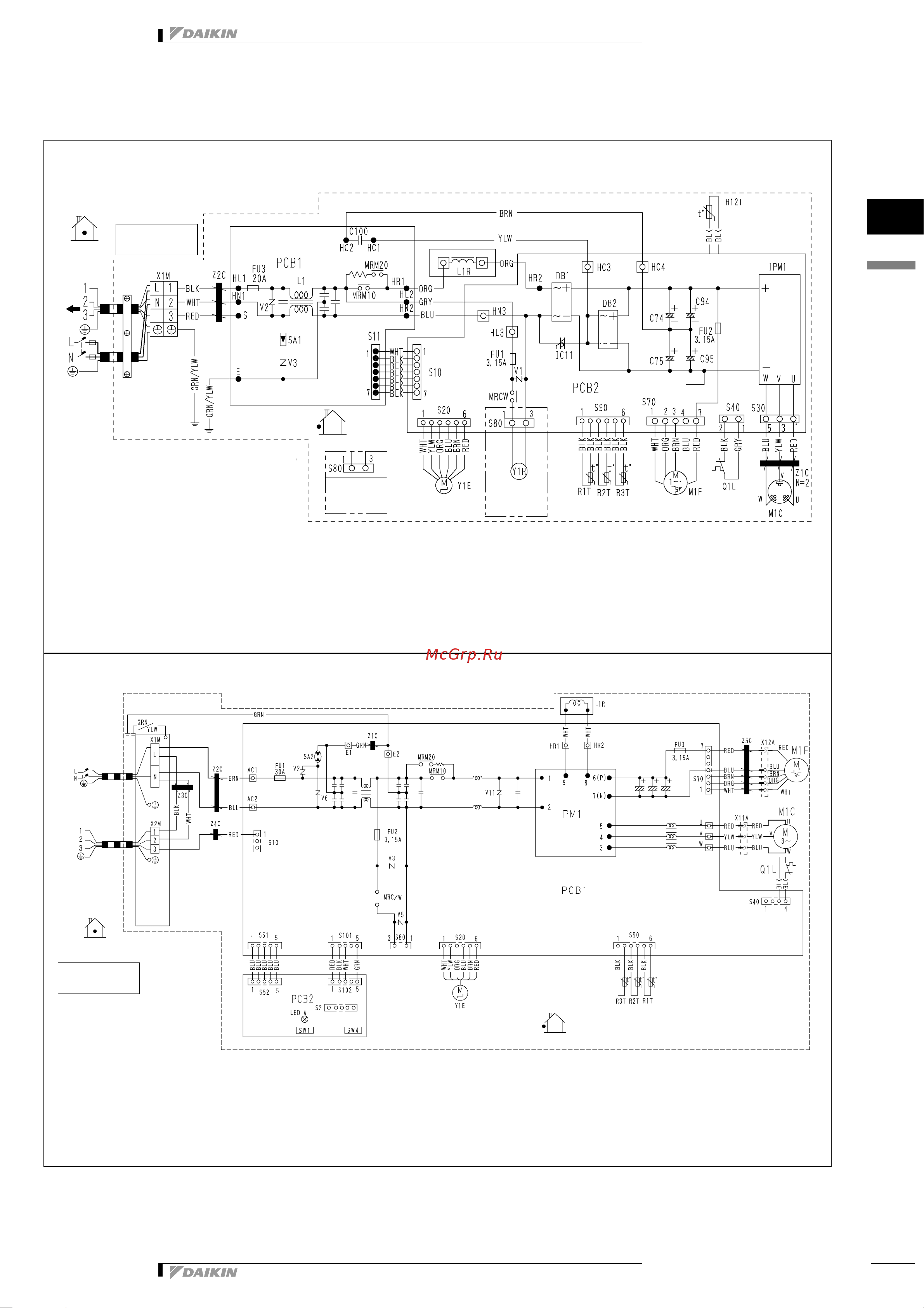 Daikin RKS71FV1B [26/31] Wiring diagram