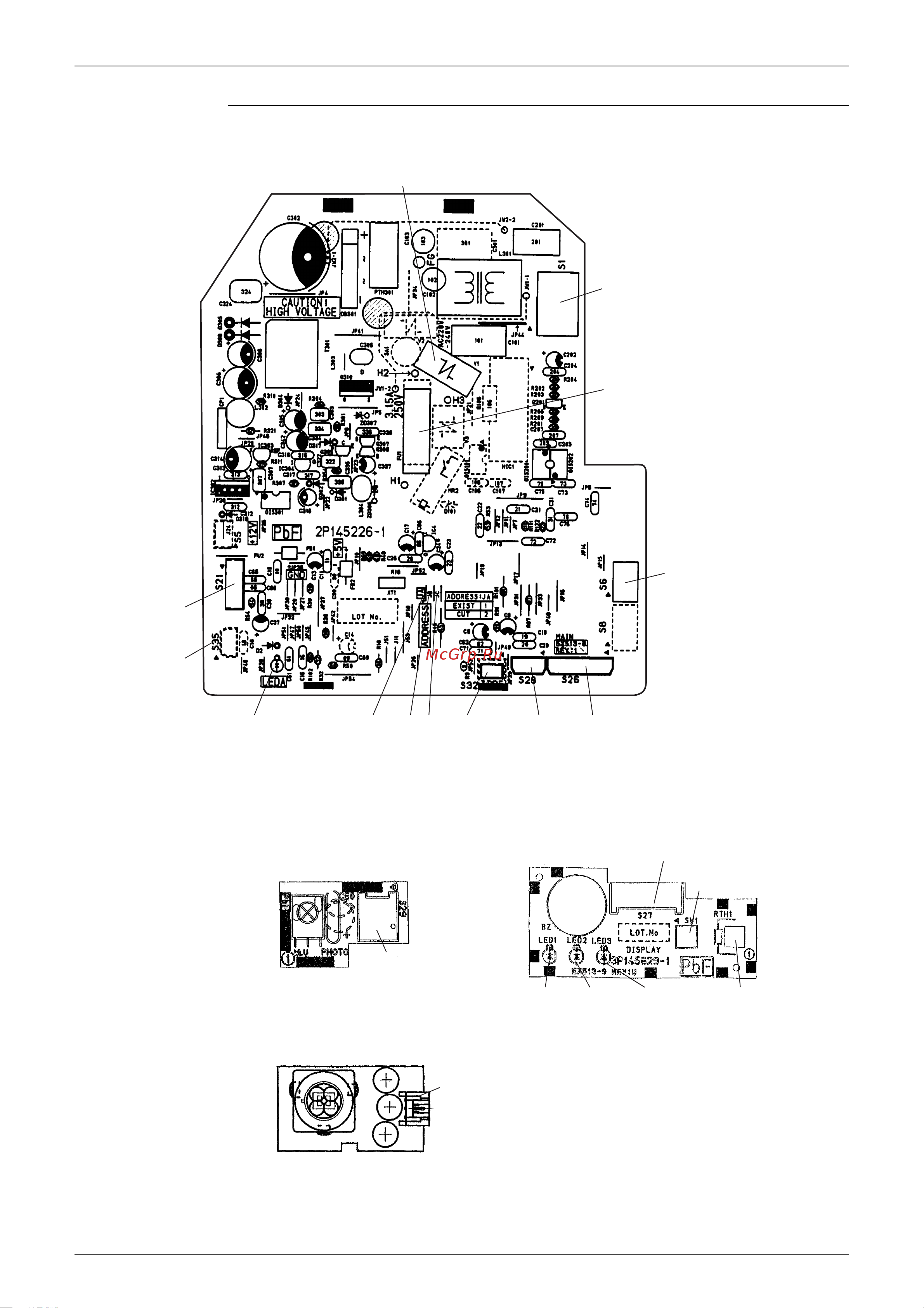 Daikin RN50E2V1B [28/258] Pcb detail pcb 1 control pcb