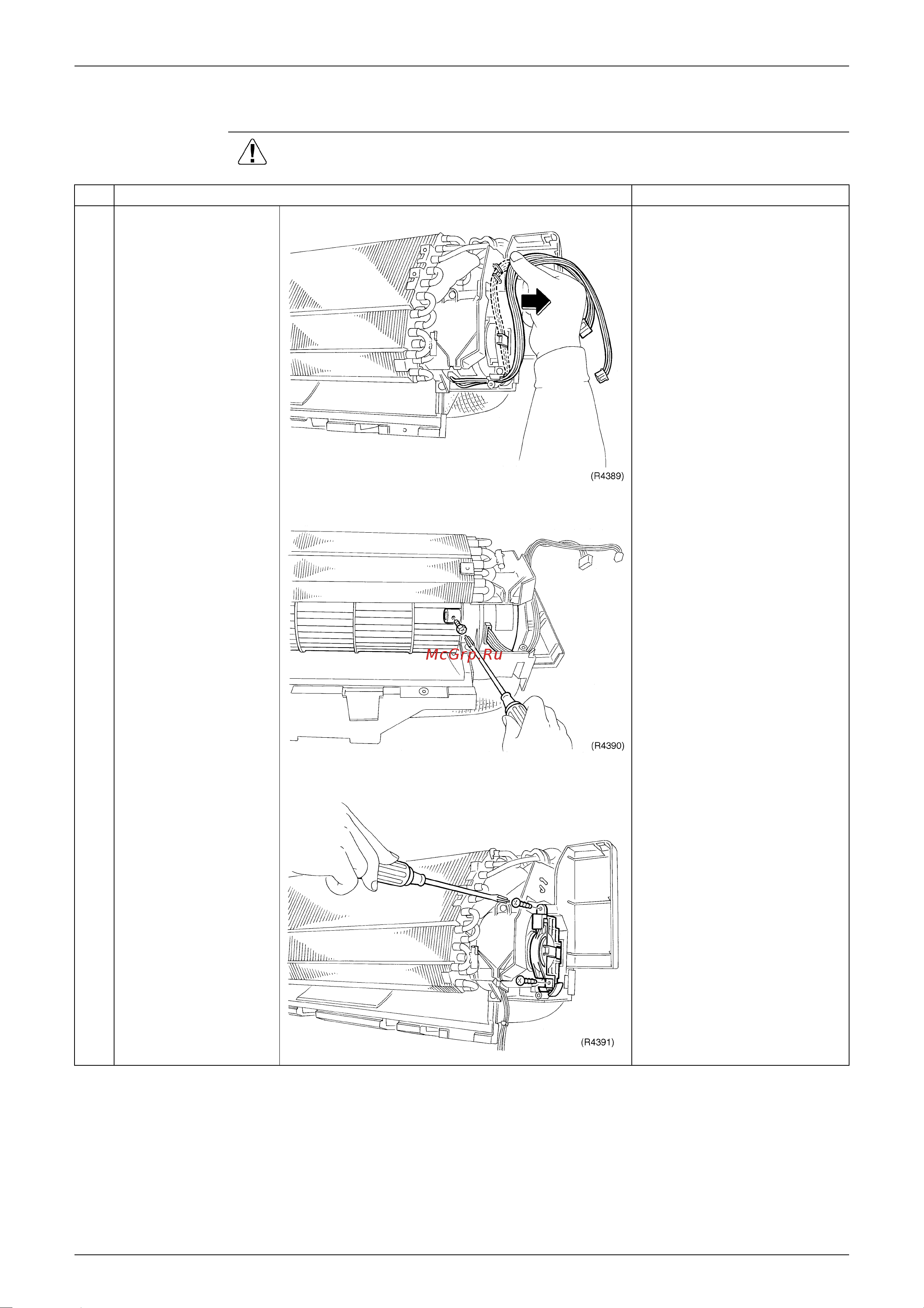 Daikin RN50E3V1B [198/300] Removal of fan motor