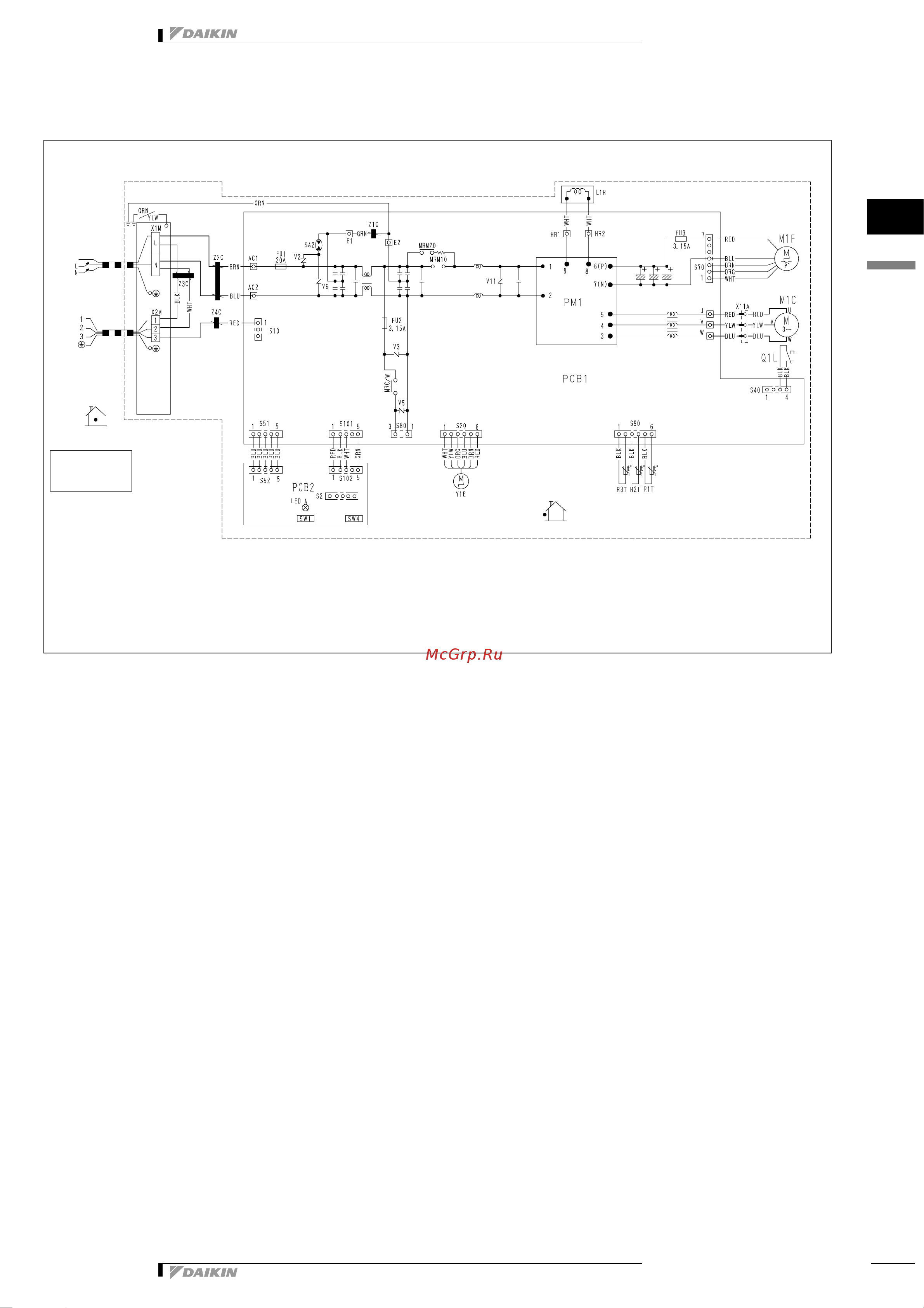 Daikin RN50E3V1B [20/23] Электропитание