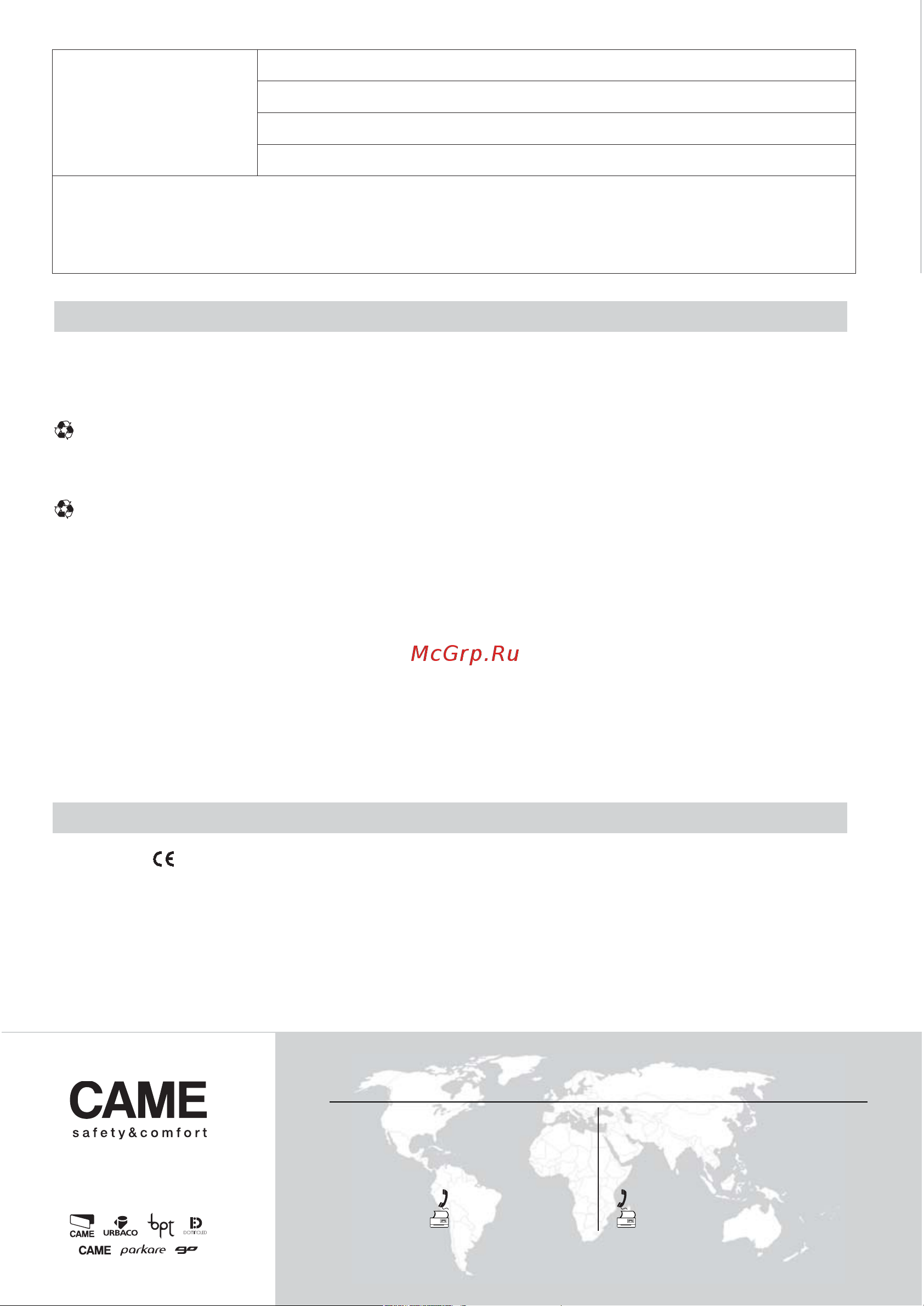 Came SWN25 [16/16] Www came com www came com