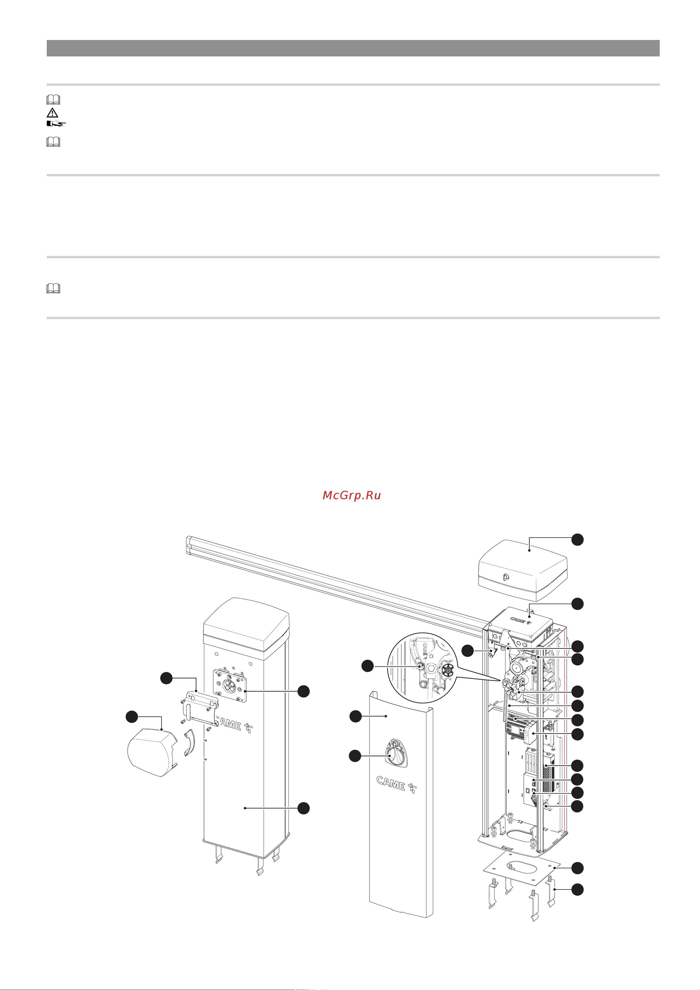 Came GPX40MGS [5/40] Описание компонентов