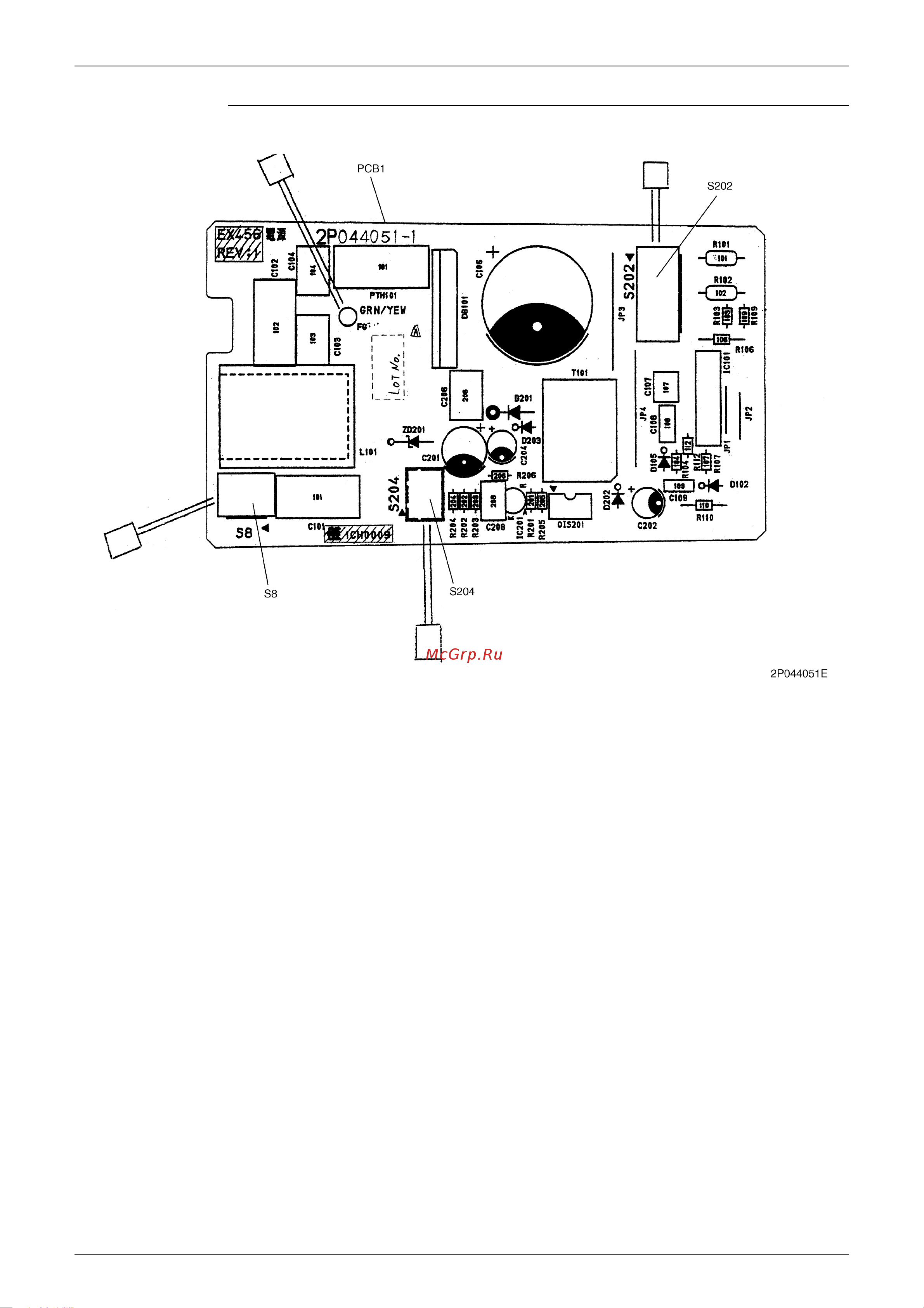 Daikin CDXS25CVMA [78/298] Power supply pcb pcb 1