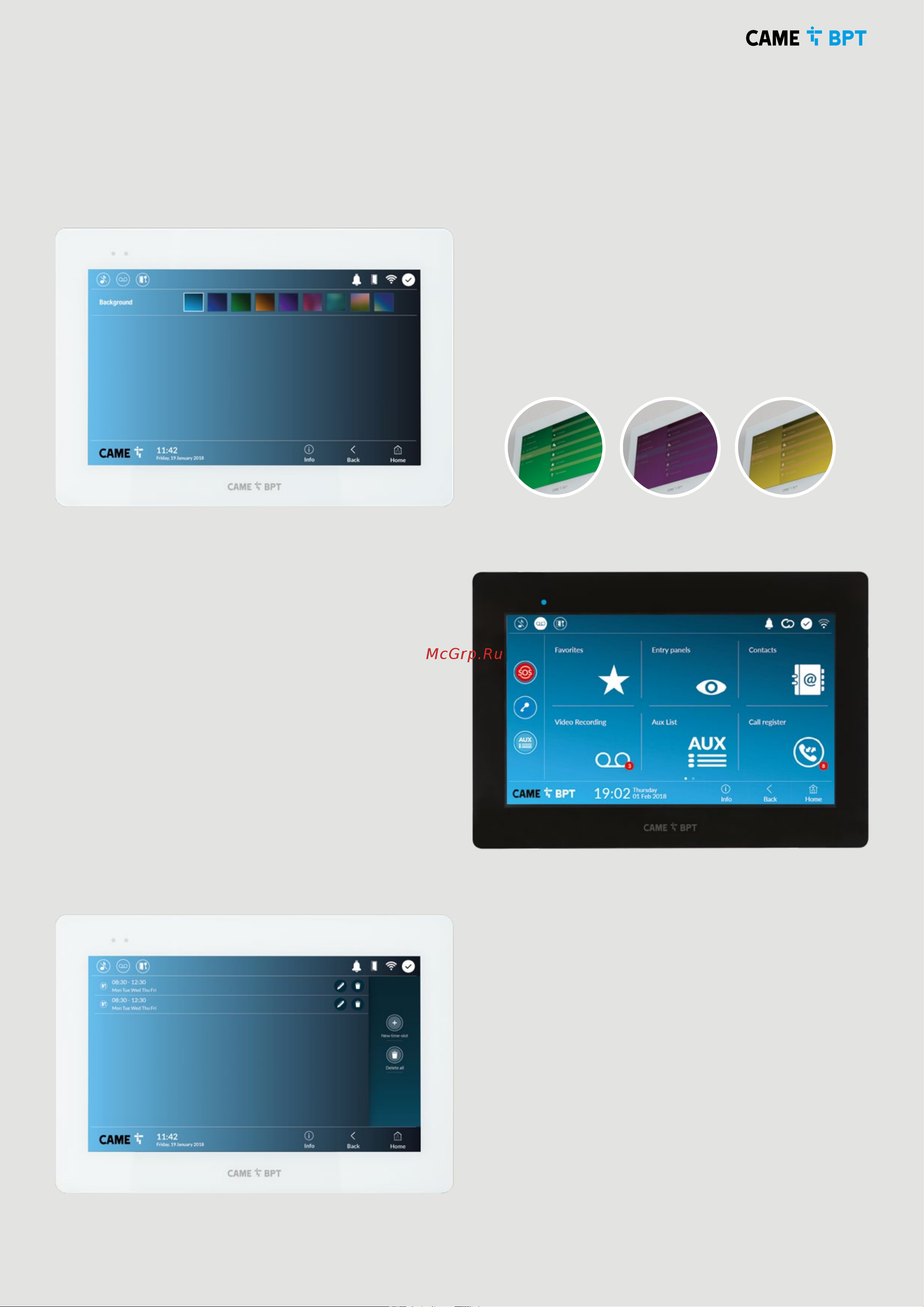 Came XTS 7IP WH WIFI [11/32] Автоматическое открытие