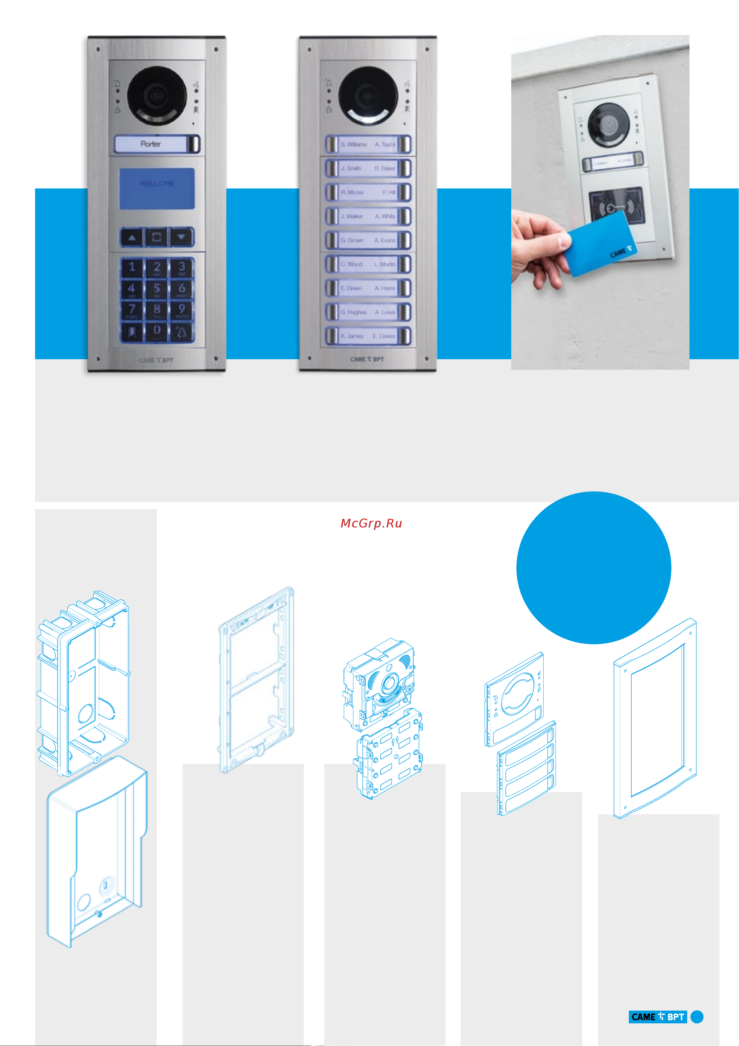 Came FUTURA X1 WH [19/44] Кнопочная конфигурация