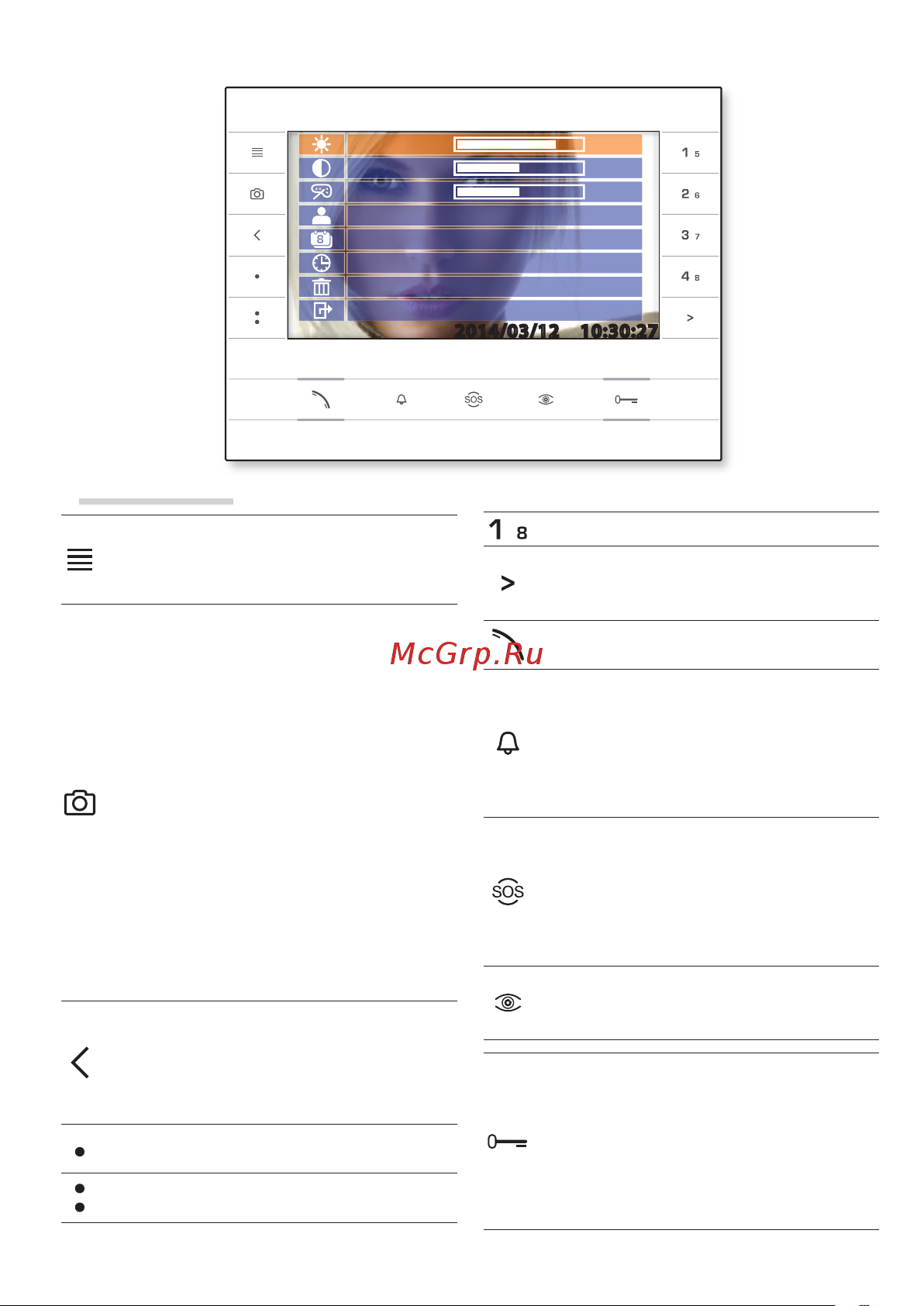 Came FUTURA X2 BK [2/4] Функция кнопок