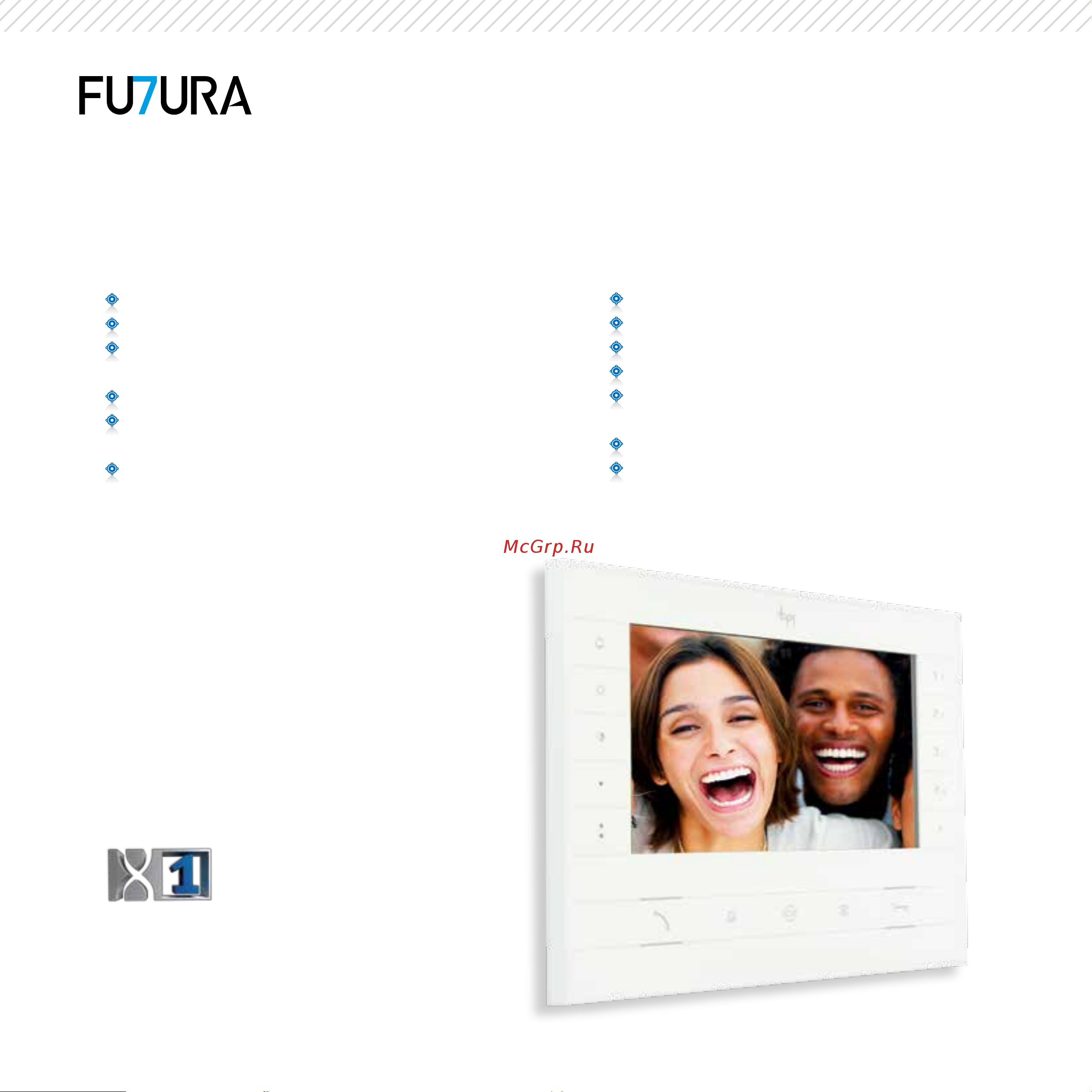 Came FUTURA X2 BK [4/8] Видеодомофон для всех простой в использовании x1