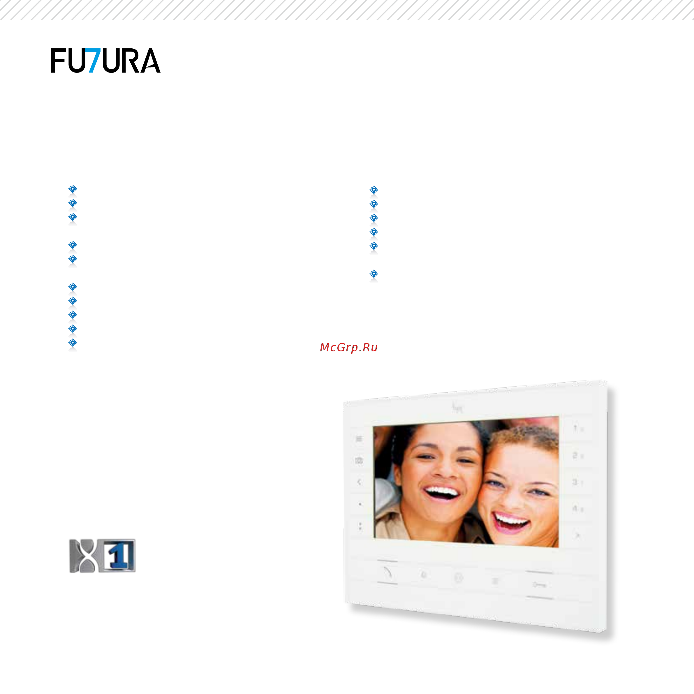 Came FUTURA X2 BK [5/8] Эффективный и функциональный видеодомофон x2