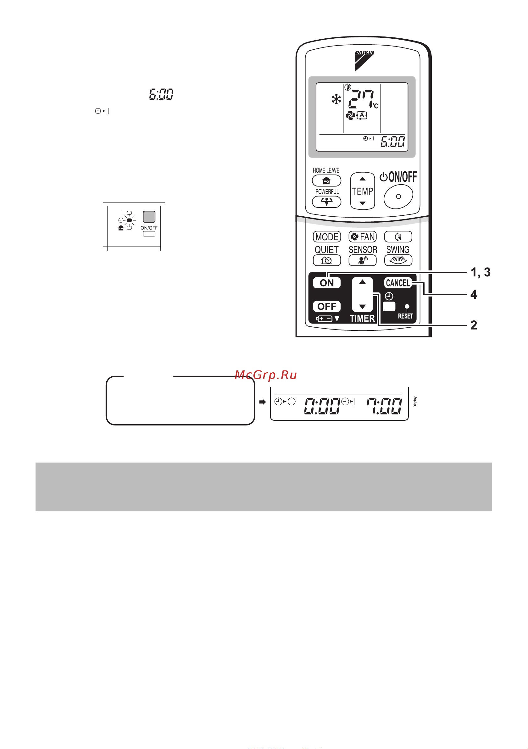 Daikin FTKS71FVM [23/32] Отключение функции on timer