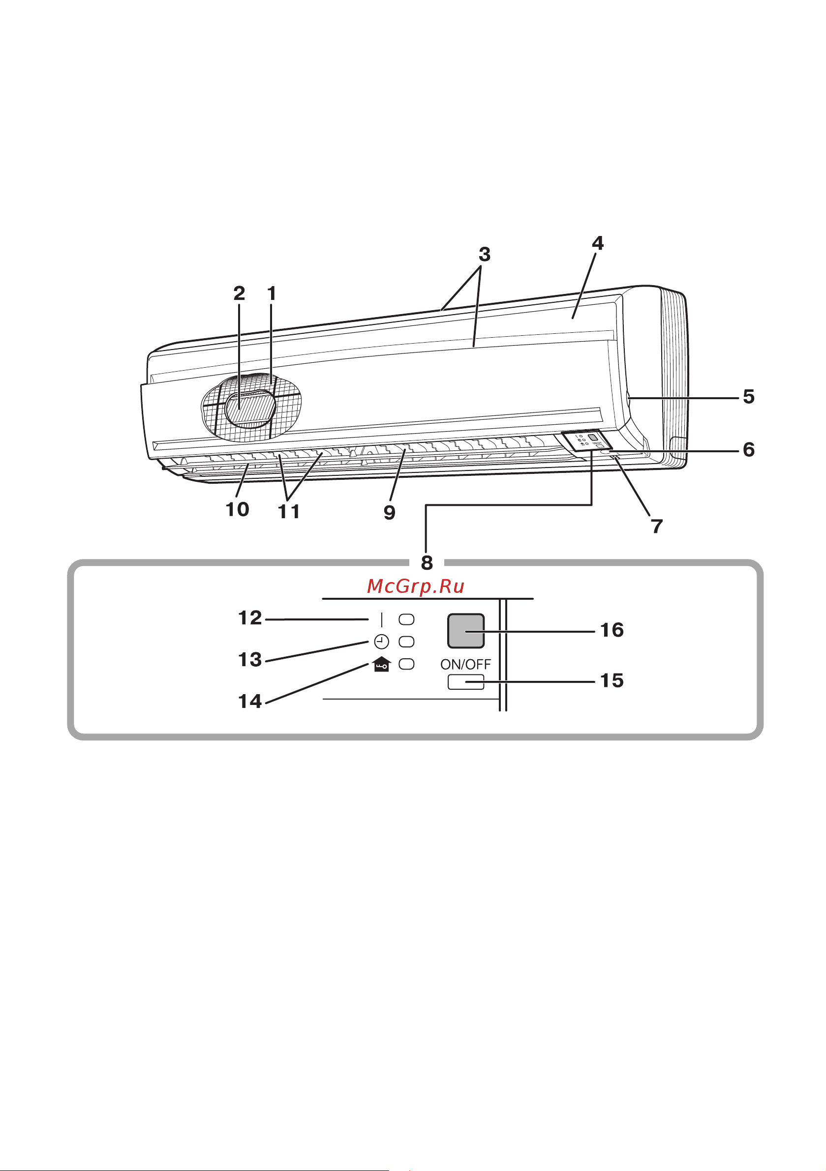 Daikin FTKS71FVM [6/32] Компоненты изделия