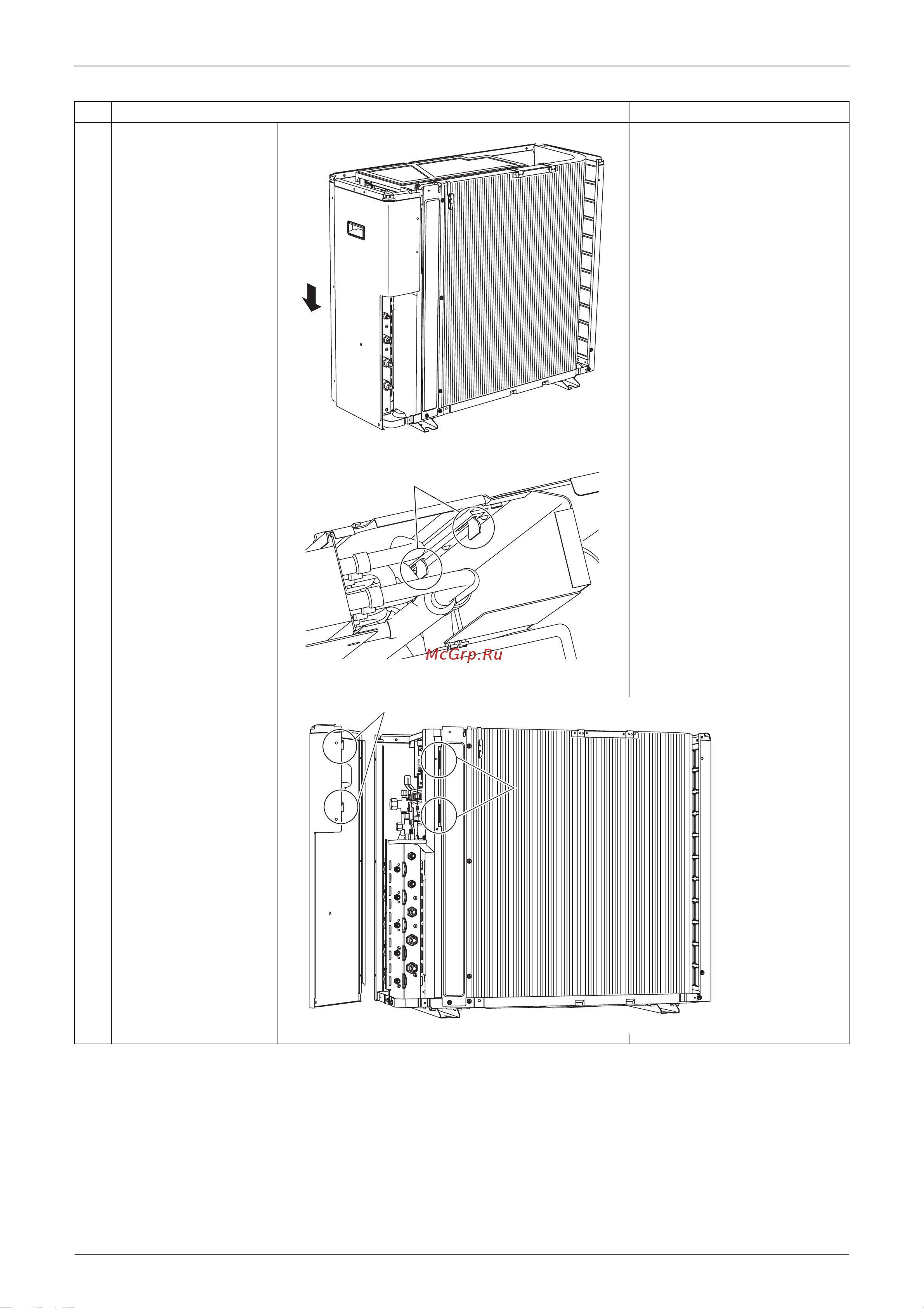 Daikin FTKS71FVM [195/244] Slide the panel downward to undo 2 hooks on the back side