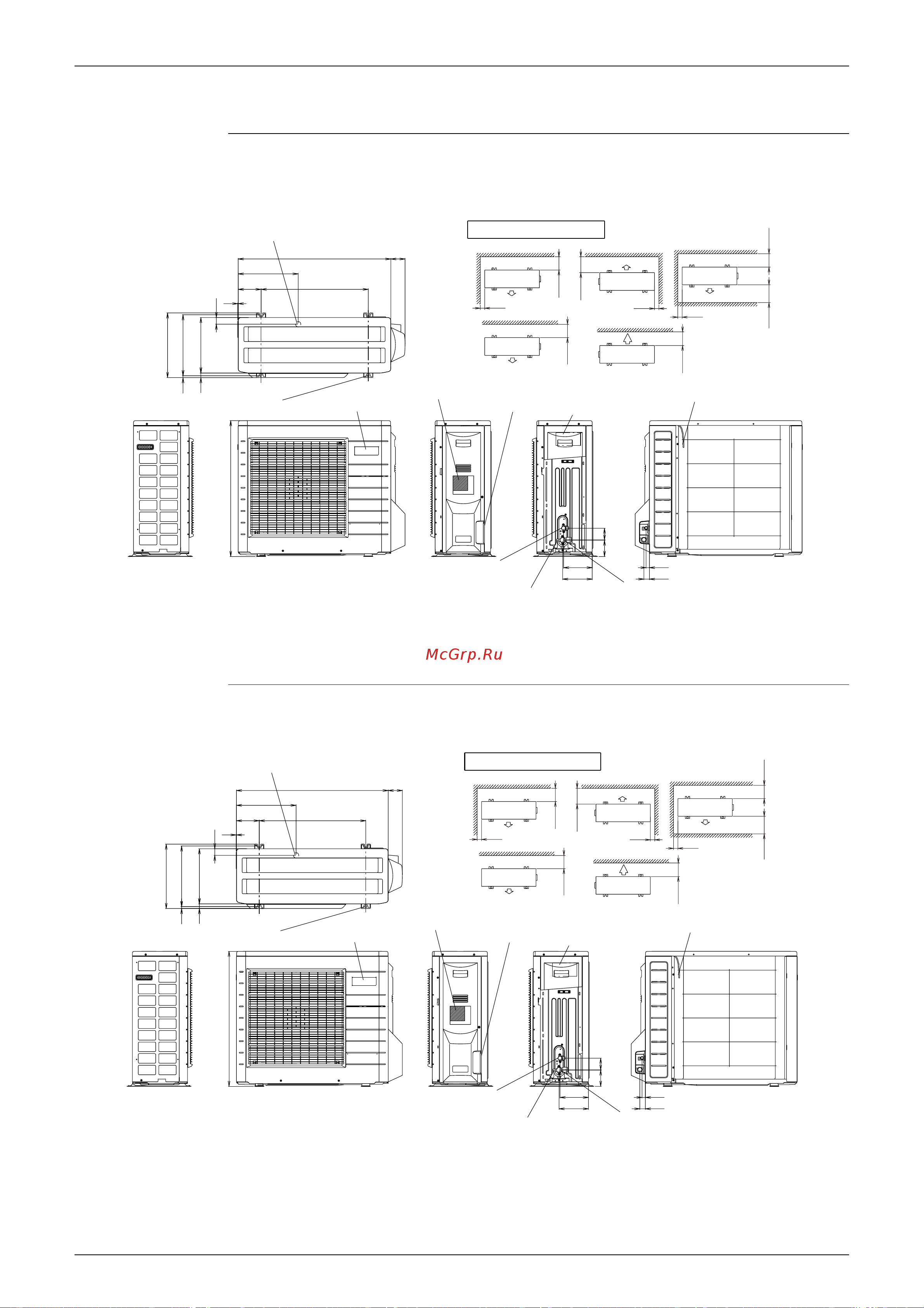 Daikin RKS50FVM [16/125] Ed04 702 dimensions