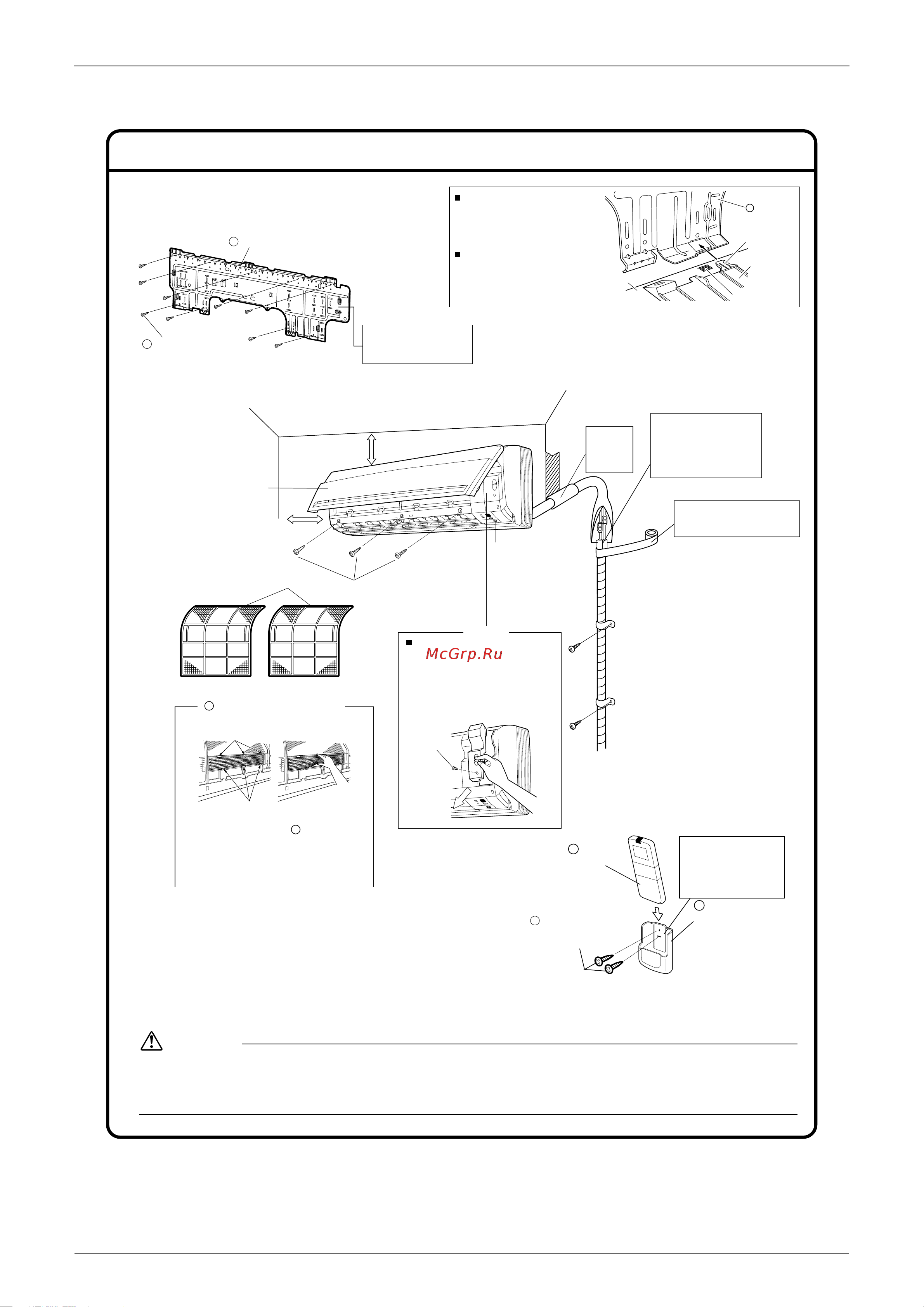 Daikin RKS50FVM [39/125] Indoor unit installation drawings
