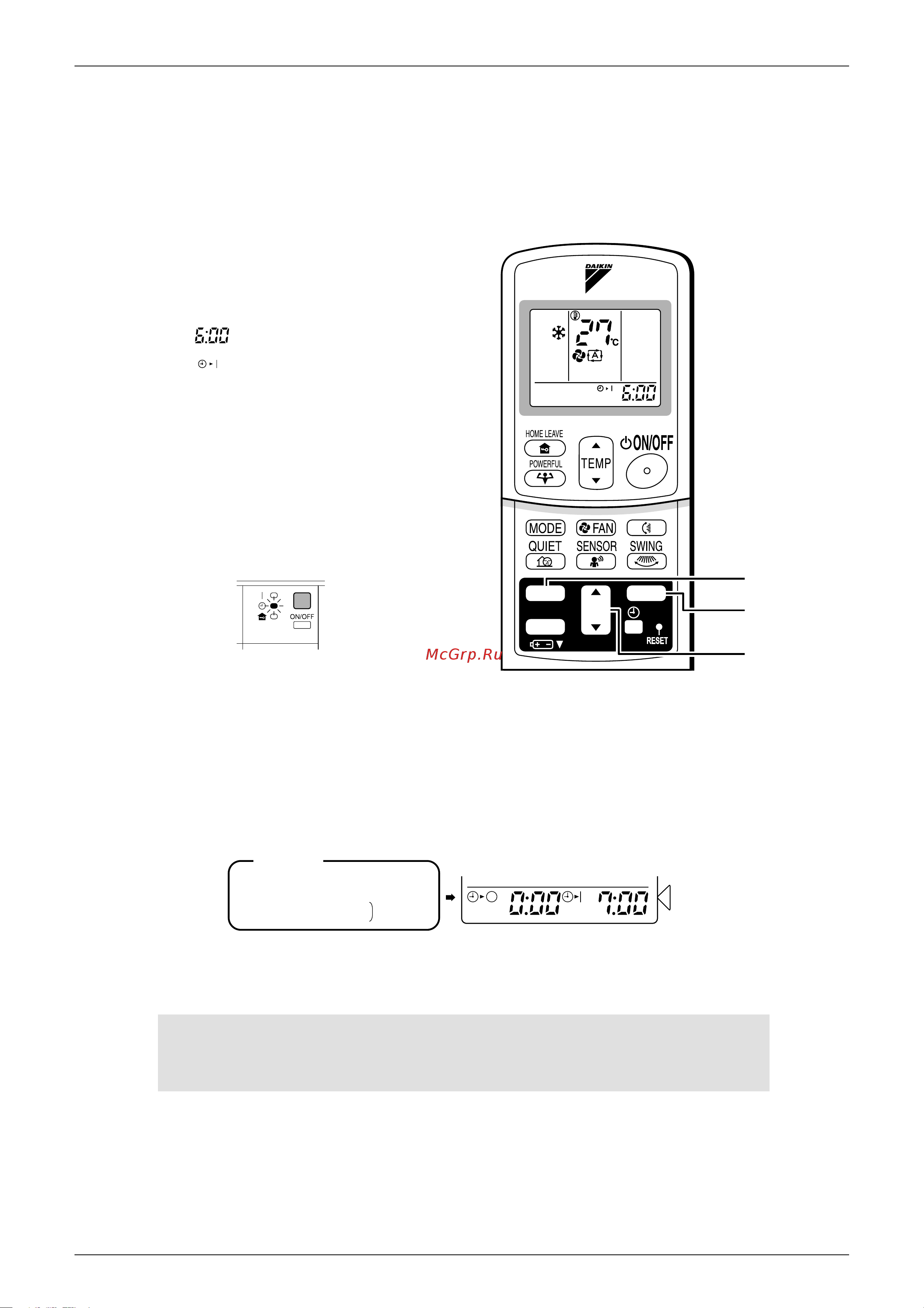 Daikin RKS50FVM [86/125] To cancel on timer operation