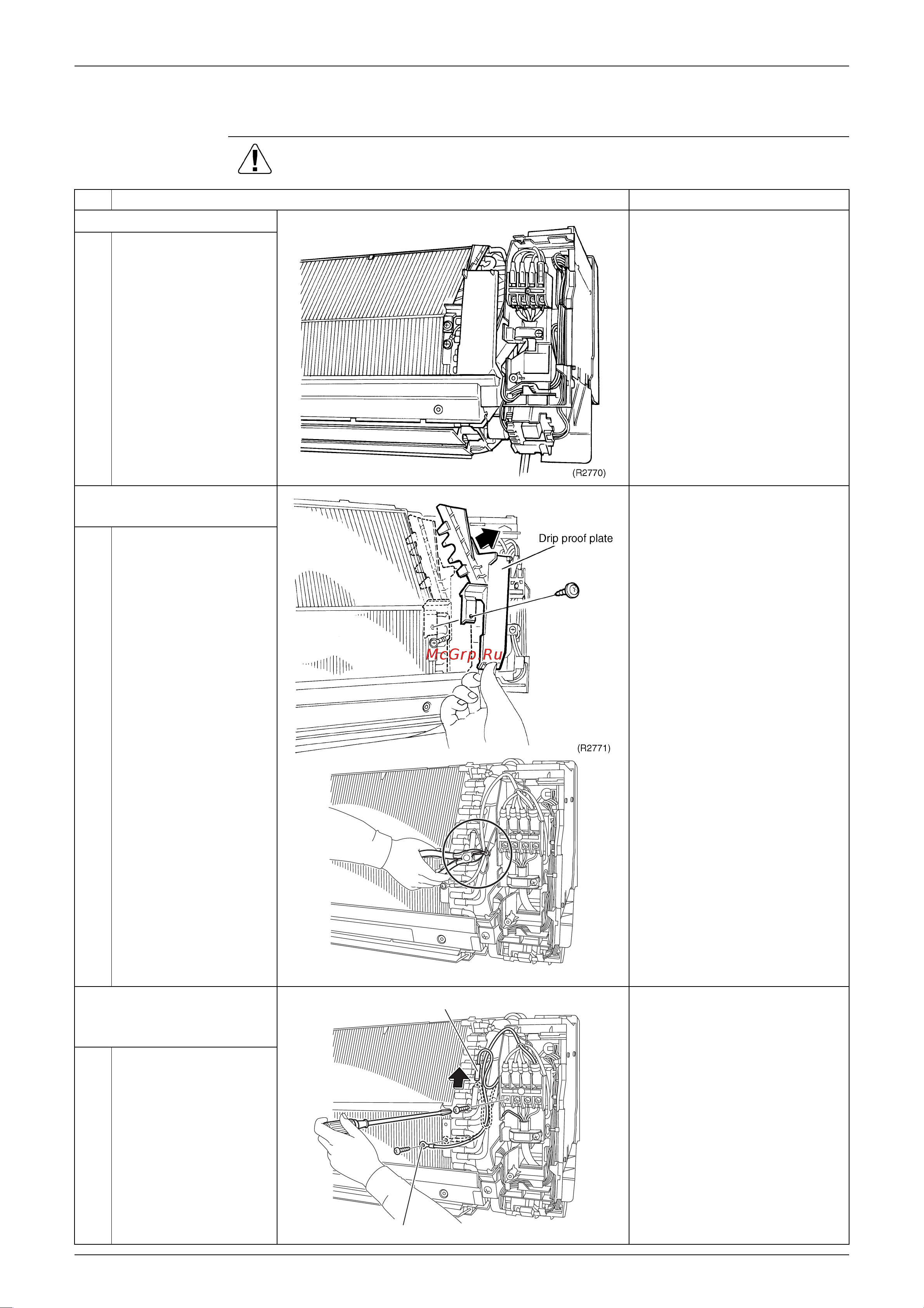 Daikin RKS50FVMA [158/244] Removal of electrical box pcb swing motor