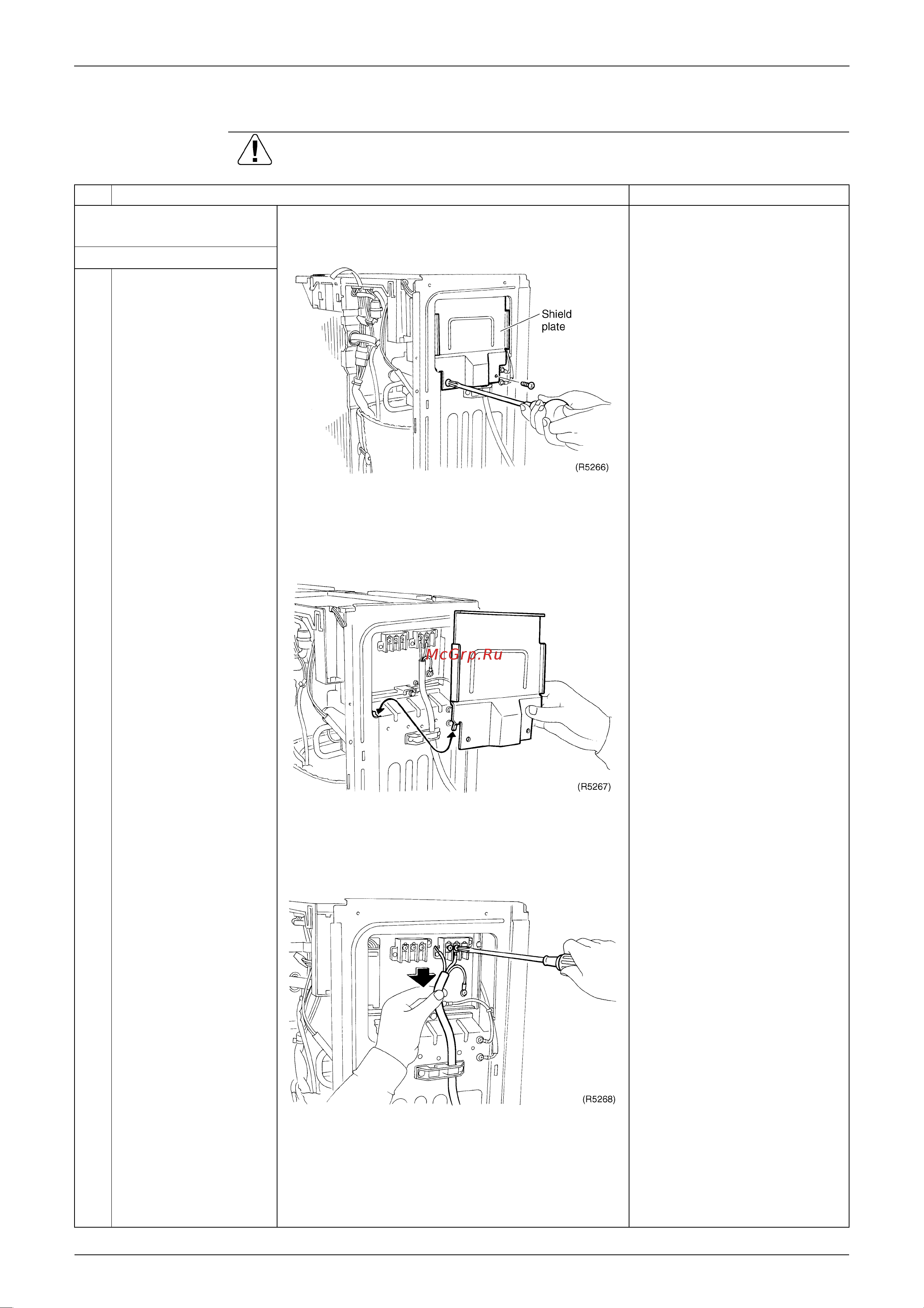 Daikin RXS71FVMA [177/244] Removal of the electrical box