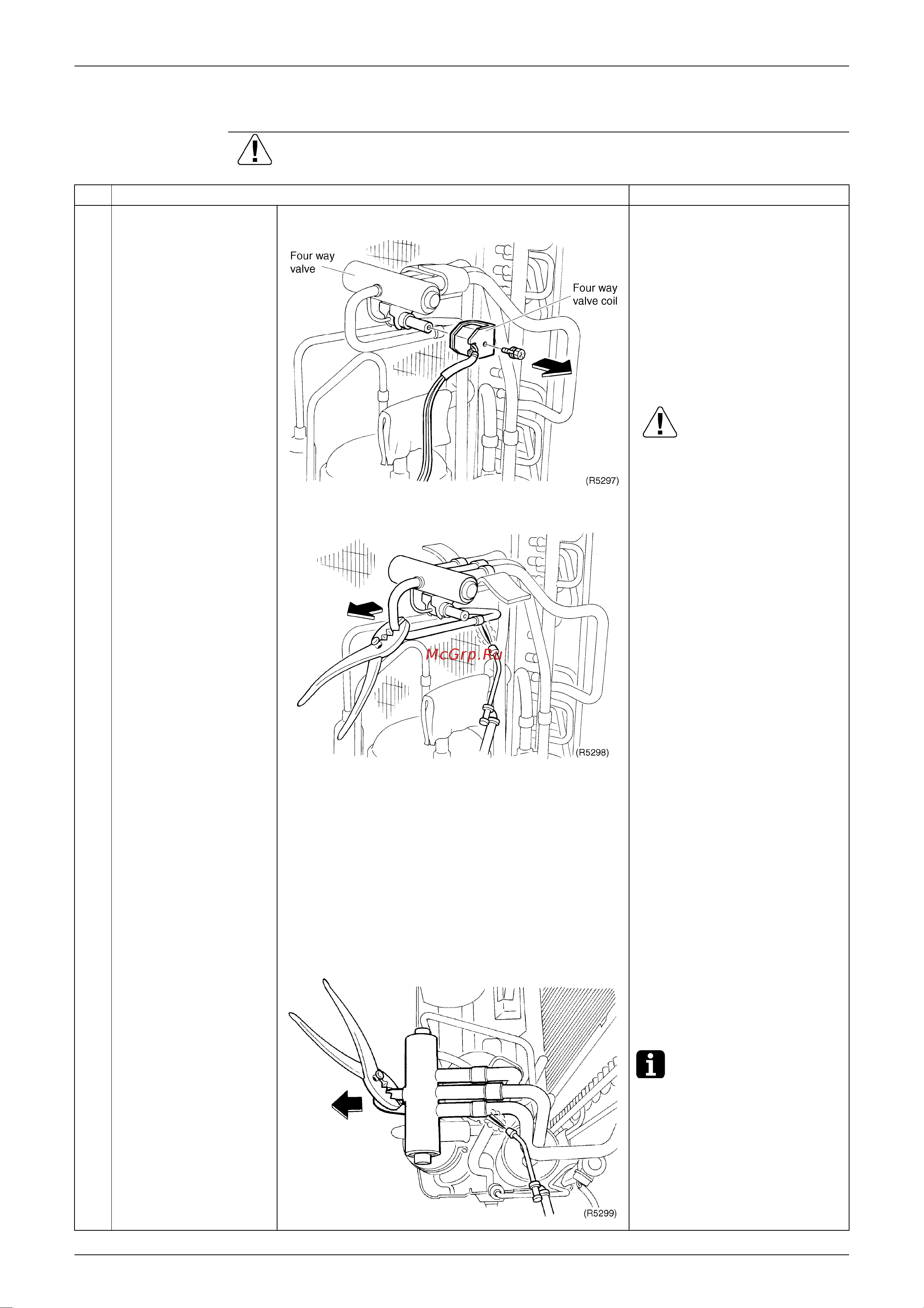 Daikin RXS71FVMA [186/244] Removal of the four way valve
