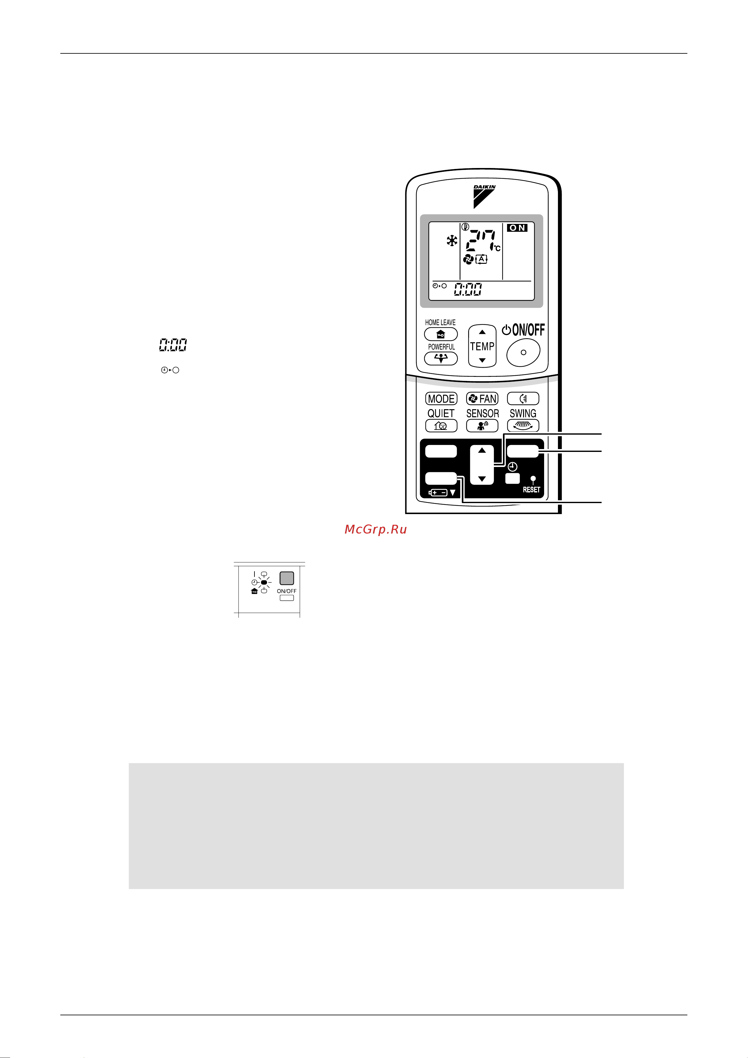 Daikin RXS50FVLT [90/244] Timer operation