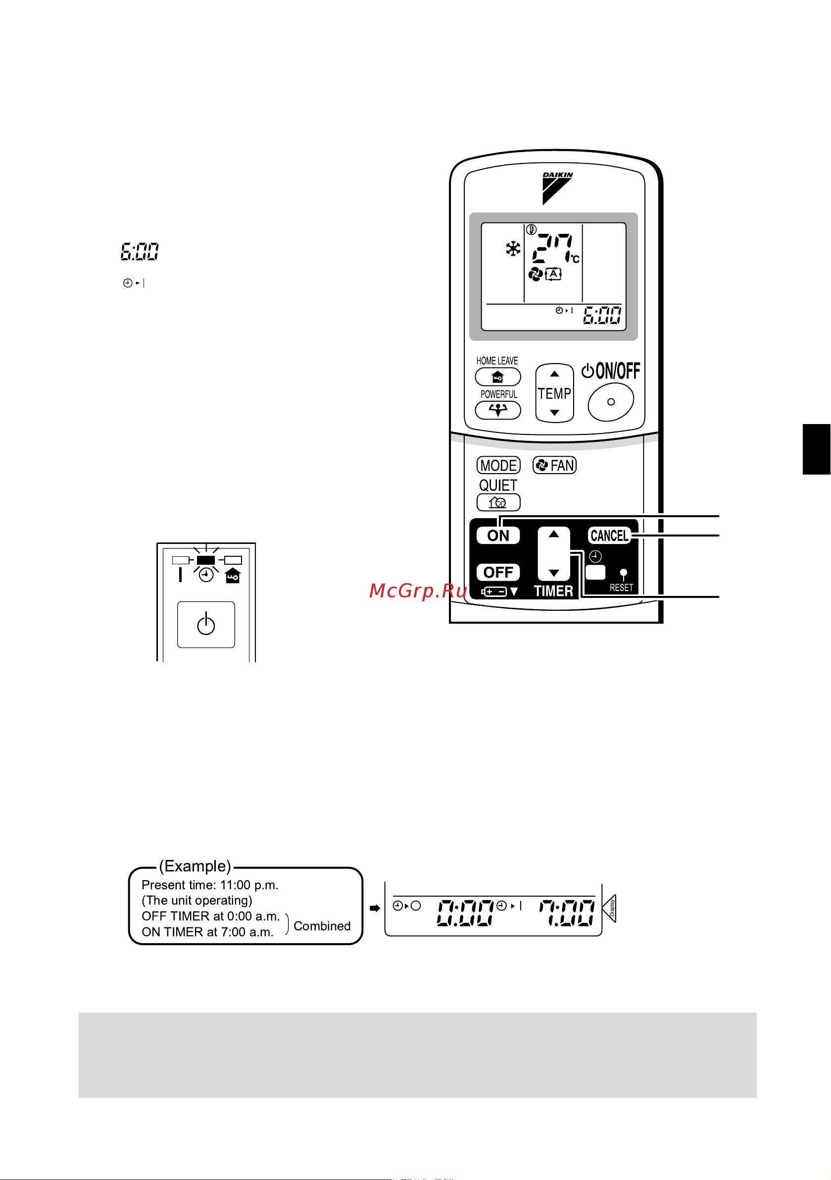 Daikin CDKD25CVM [18/26] To cancel on timer operation