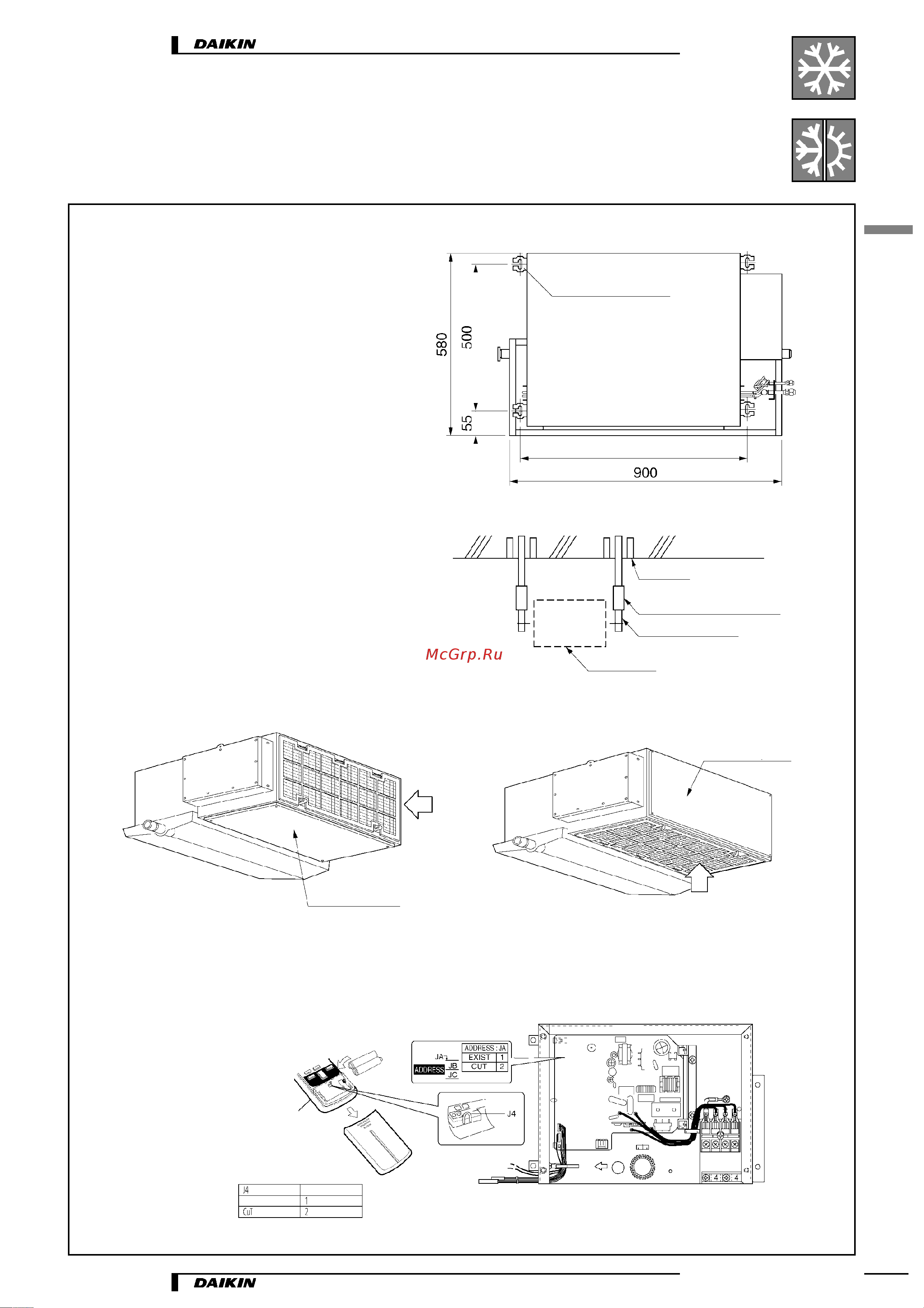 Daikin CDXS50BVMB [19/19] Установка