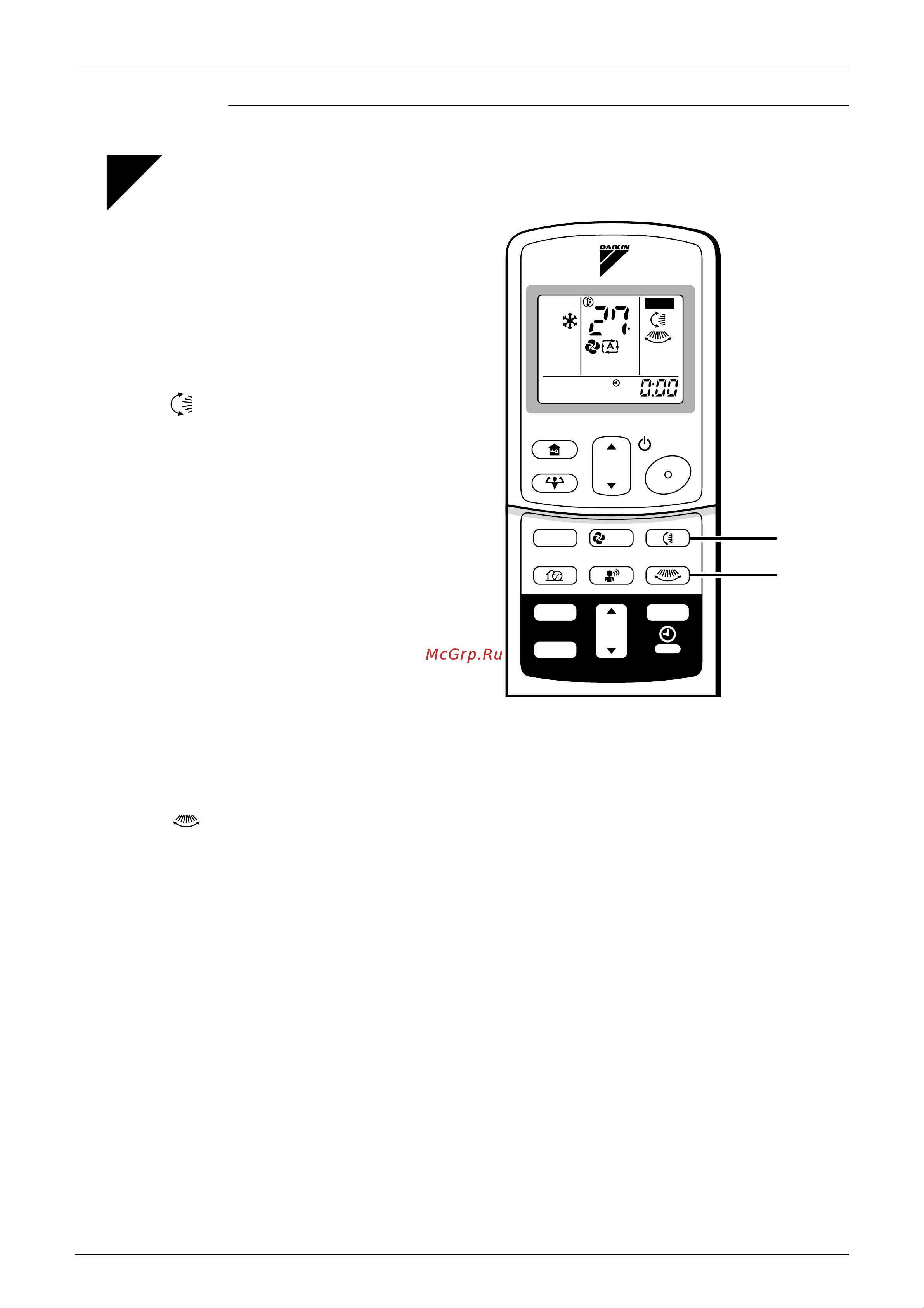 Daikin 4MXD80BVMC [146/302] Adjusting the air flow direction