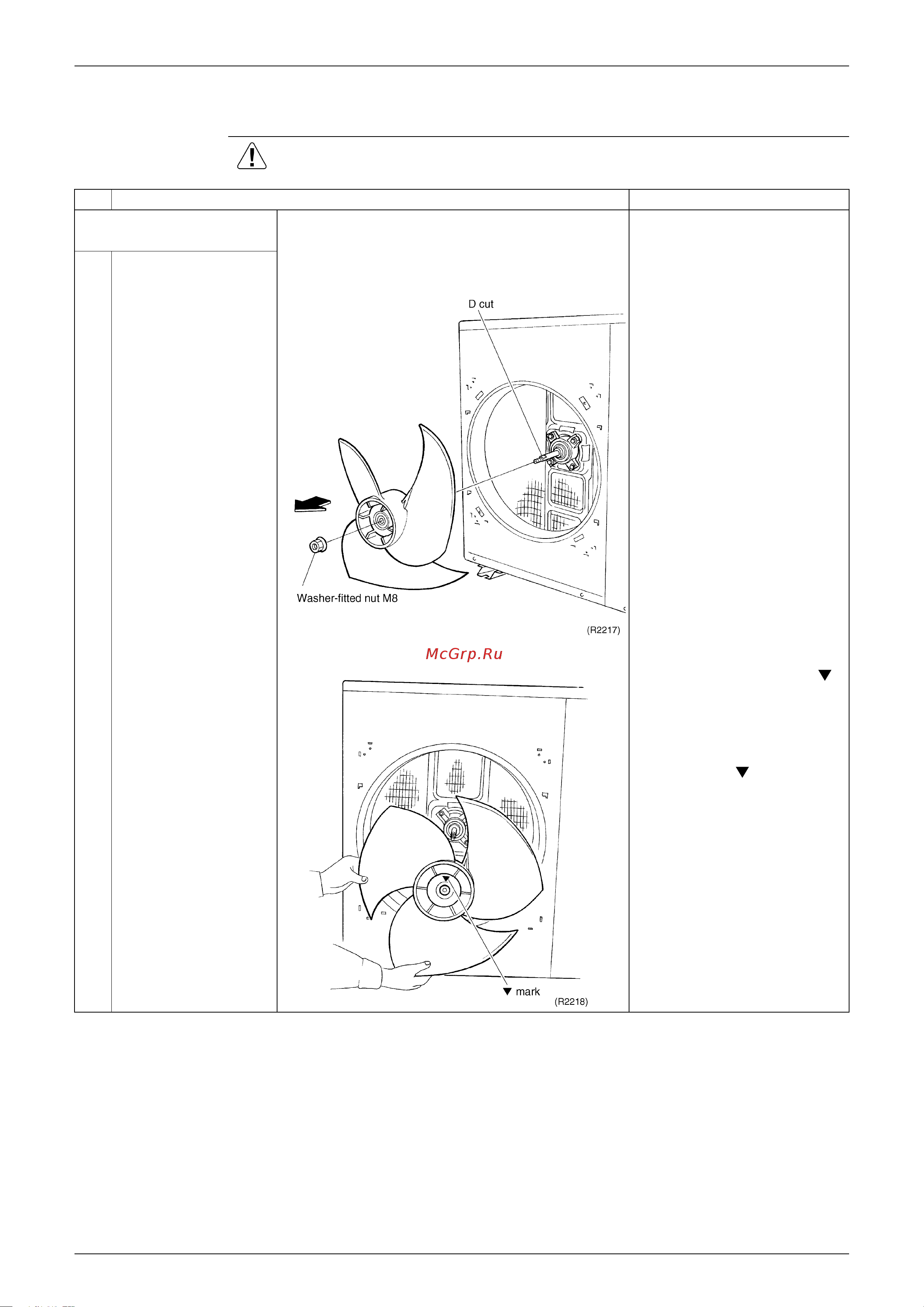 Daikin 3MKD75BVMT [232/302] Removal of propeller fans
