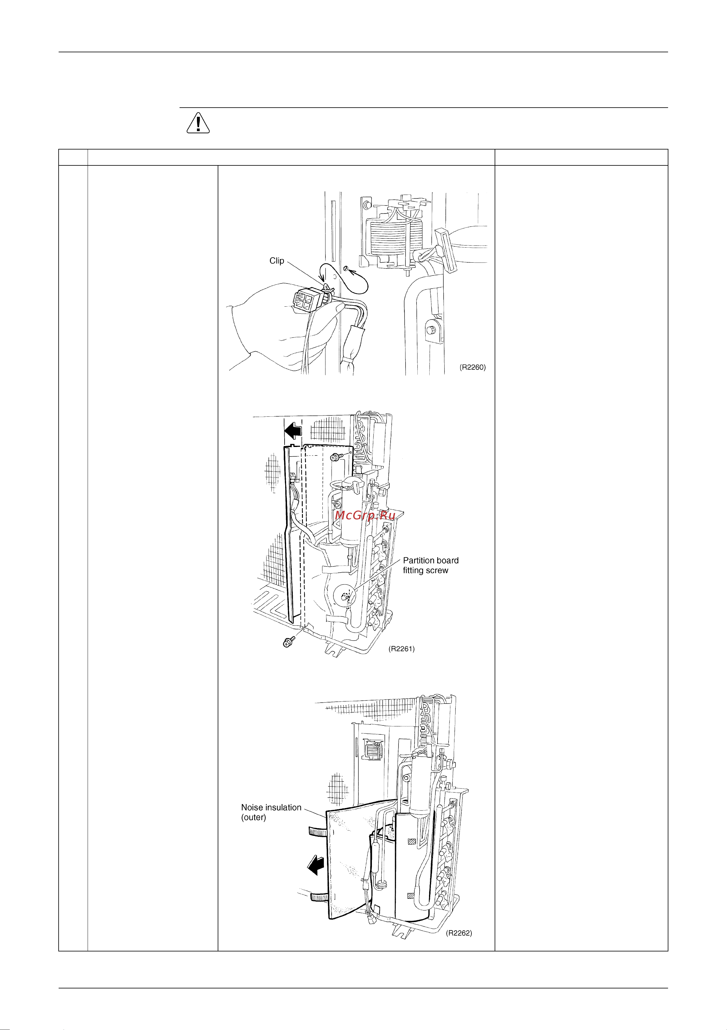 Daikin CDK50AVMA [246/302] Removal of sound insulation and reactor