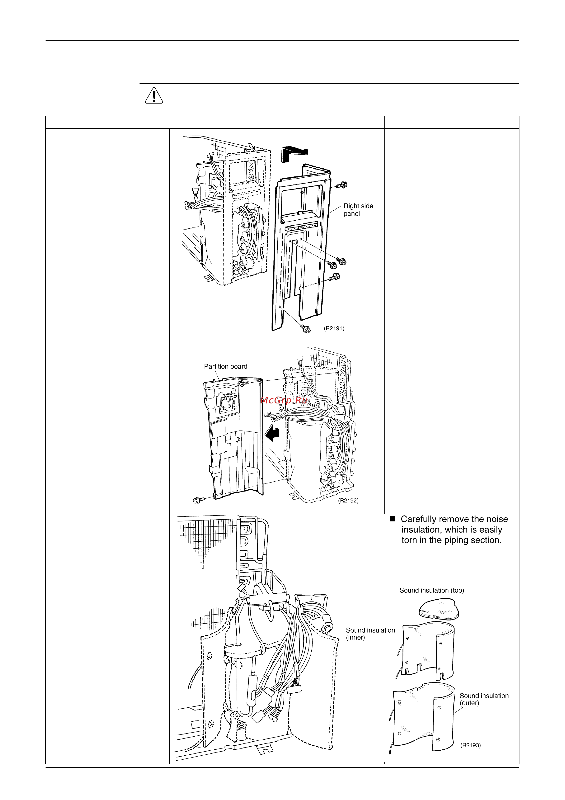 Daikin FTXD71BVMC [262/302] Removal of sound insulation