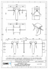 Came STILE 600 001PSMM602D-01 Инструкция по установке