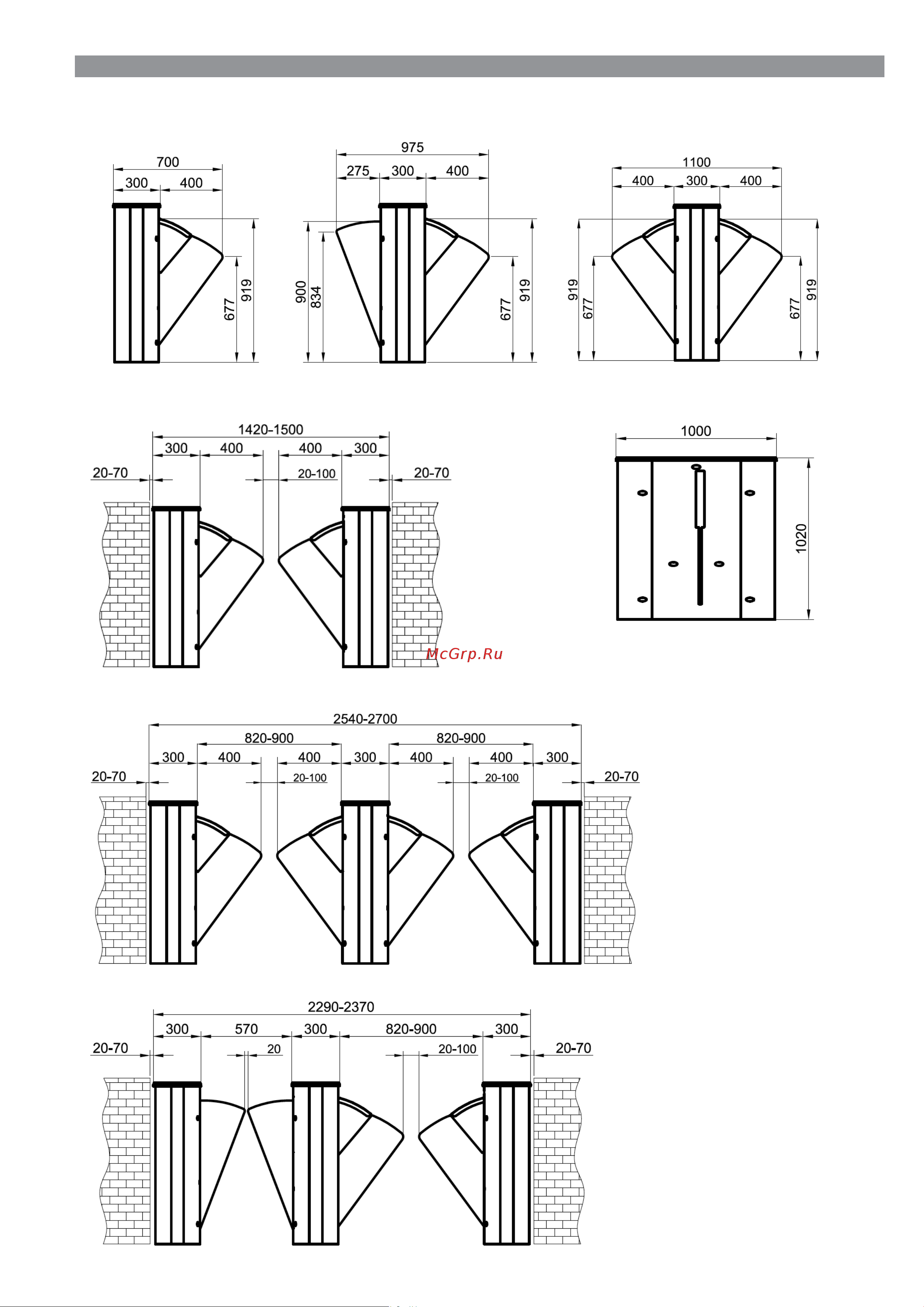 Came SLIDING GATE GL90 001SGL90-DBL [7/28] Sliding gate sg 90 technical specifications