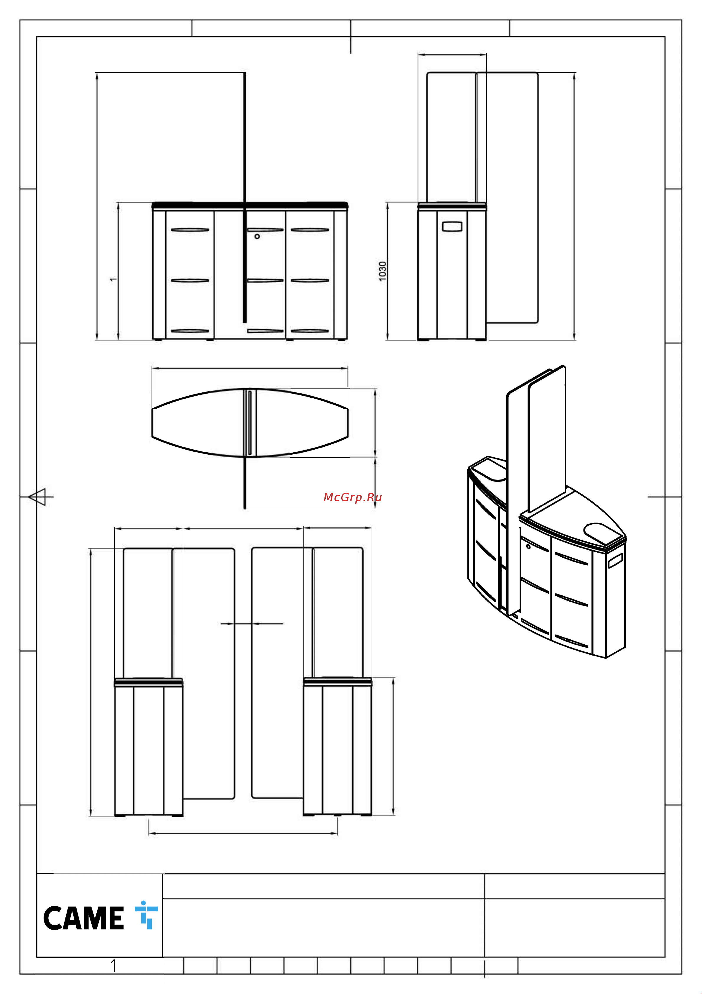 Came SLIDING GATE SG55-90 001SG5590S Инструкция по установке онлайн