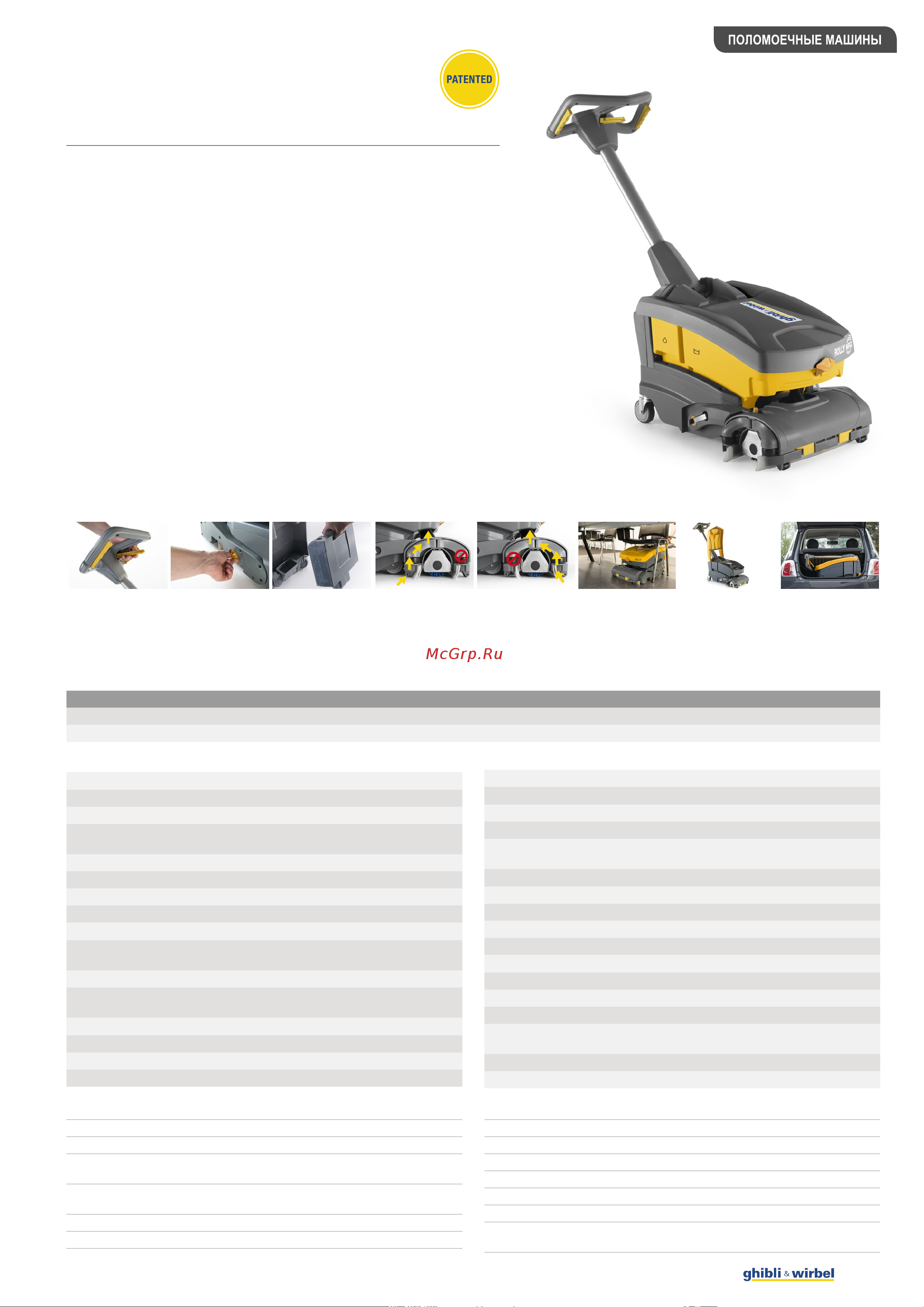 Ghibli&Wirbel ROLLY 7 NRG 1/2 M 33 BC 13.5075.00 Технические данные онлайн