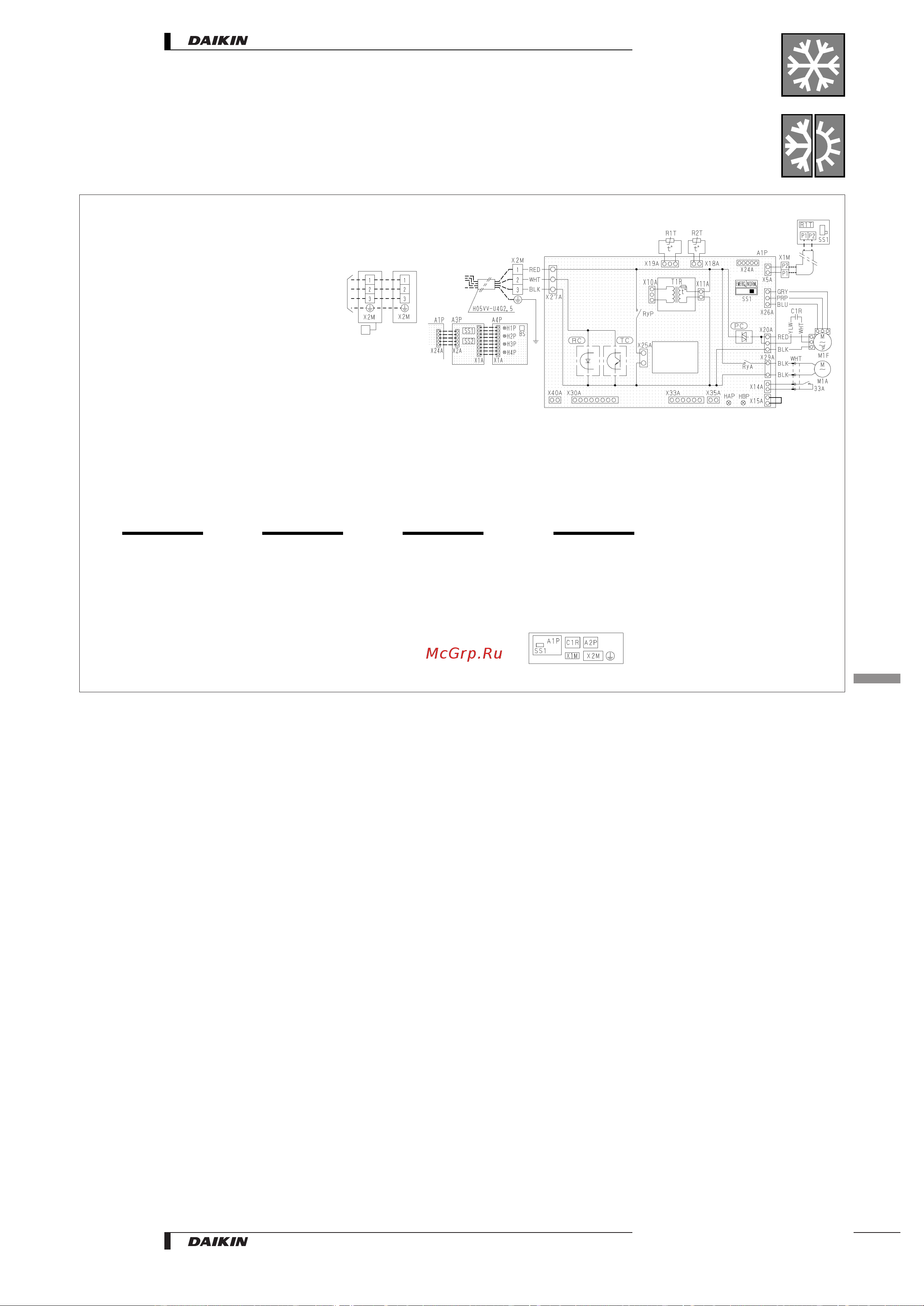 Daikin FH35BZV1 [17/26] Indoor unit master indoor unit slave
