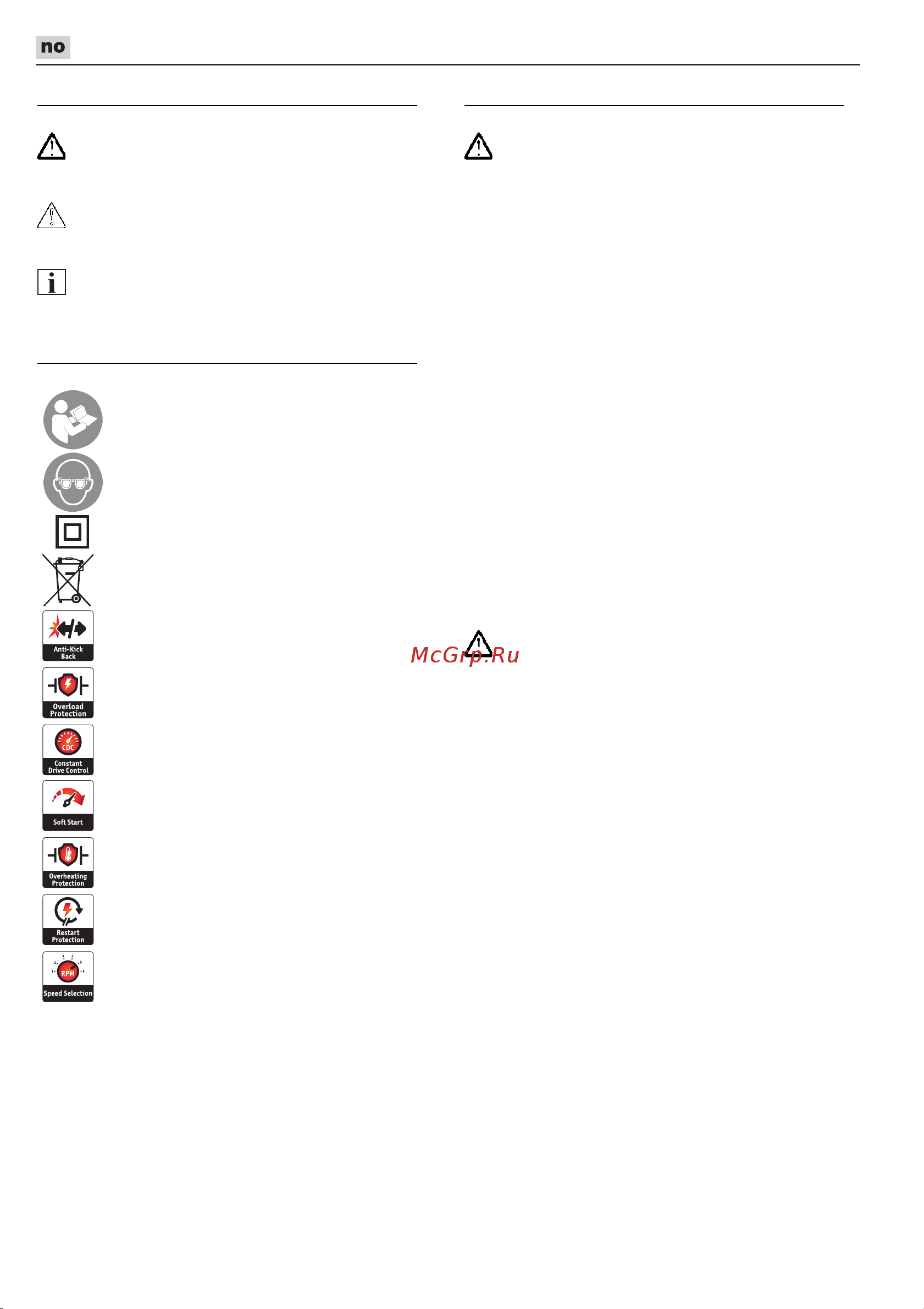 Flex L 1400 125 [46/108] Anvendte symboler