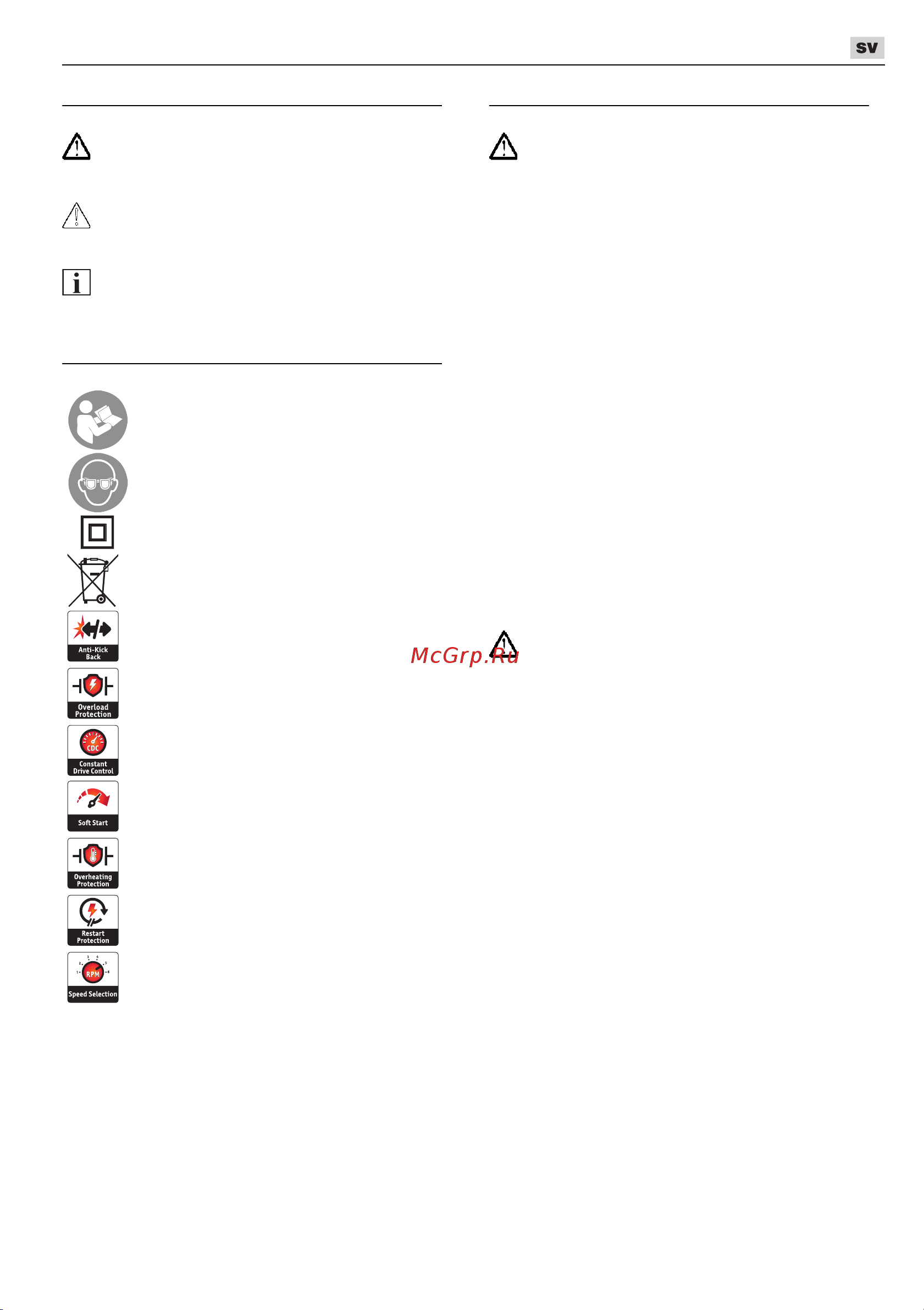 Flex L 1400 125 [51/108] Använda symboler