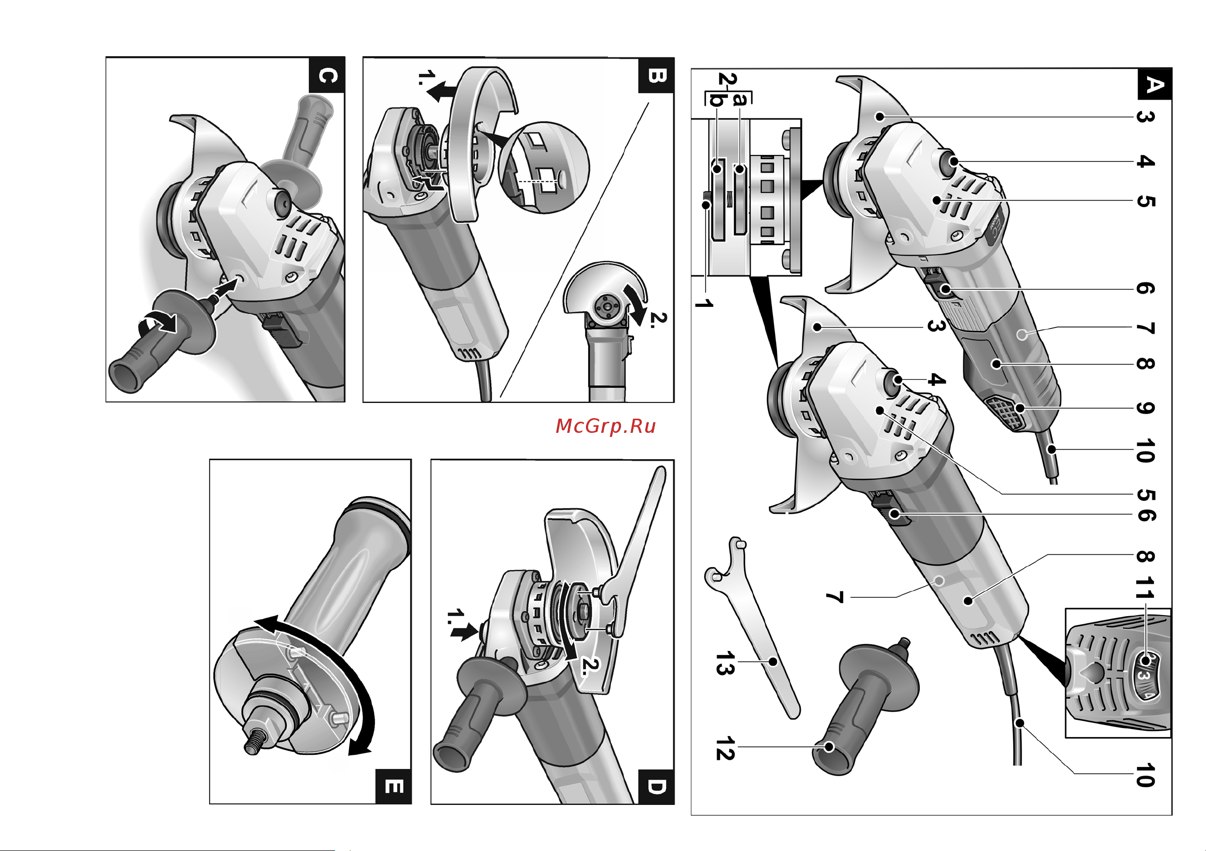 Flex L 13-10 125-EC Инструкция по эксплуатации онлайн [3/108] 600900