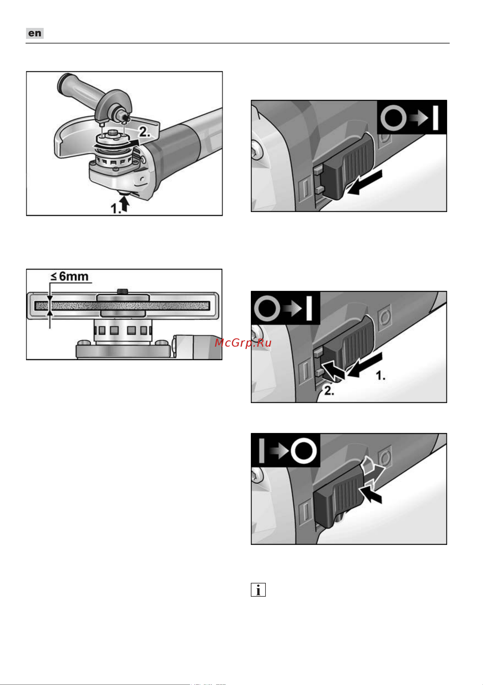 Flex LBE 17-11 125 [22/314] Switching on and off