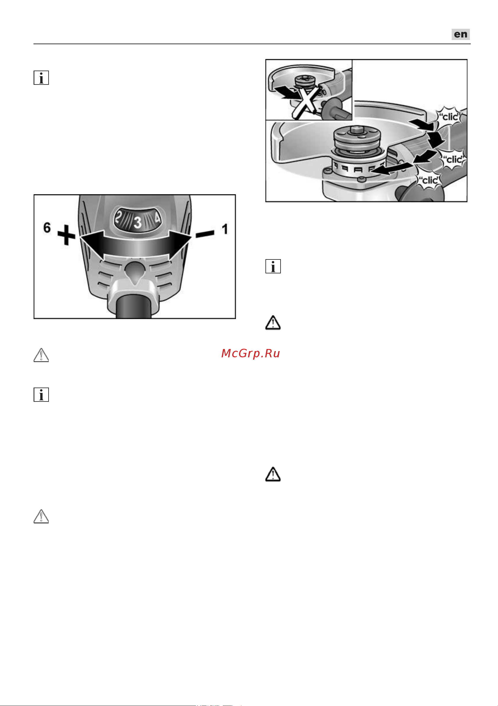 Flex LB 17-11 125 [23/314] Adjusting the guard