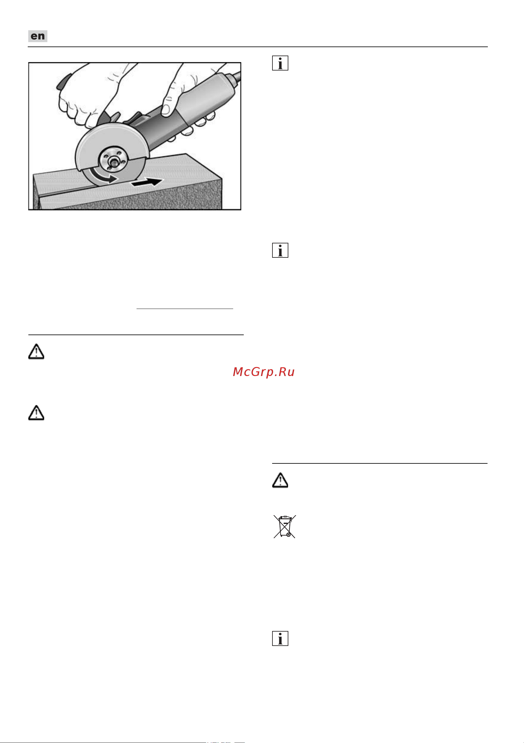 Flex LB 17-11 125 [24/314] Disposal information