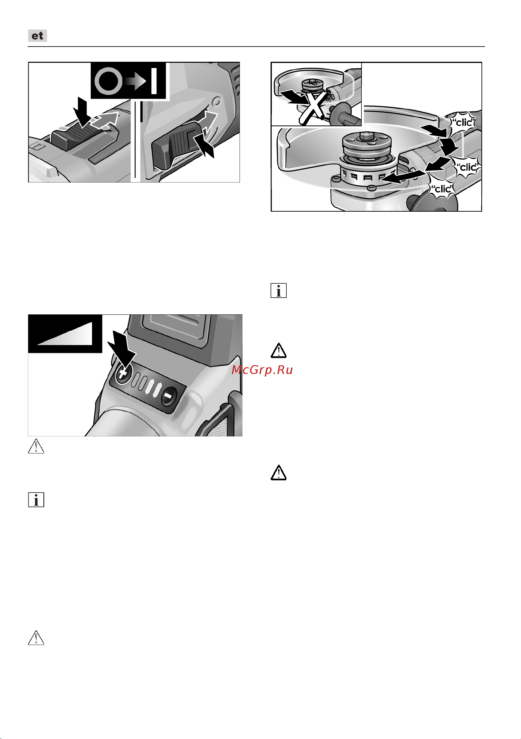 Flex LBE 125 18.0-EC/5.0 Set 499323 [220/262] Kiiruse eelseadistamine lbe 125 18 ec jaoks