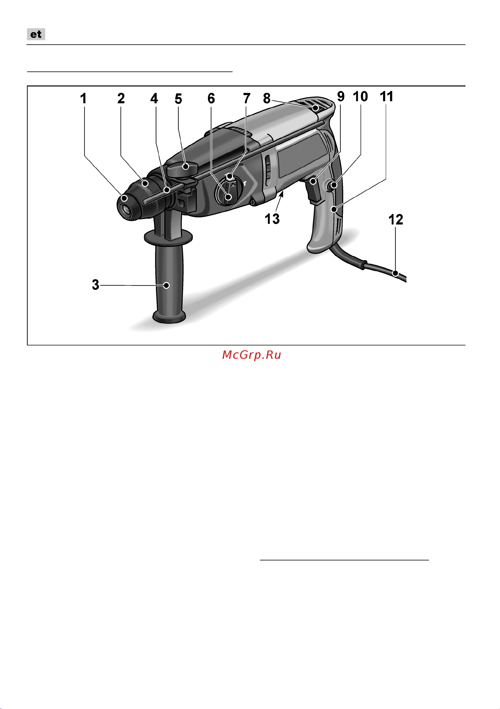 Flex FHE 2-22 SDS-plus [134/166] Ülevaade