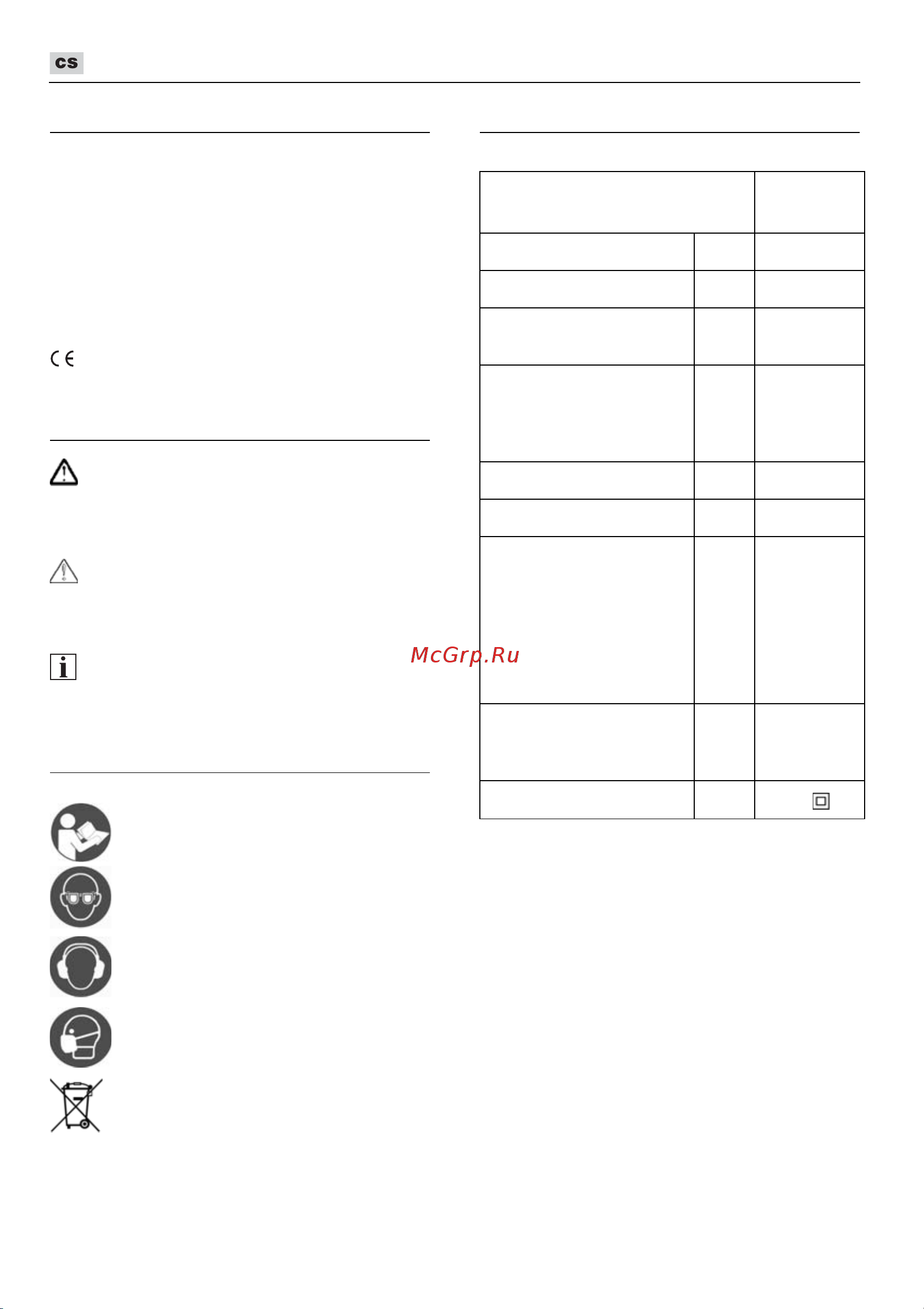 Flex CHE 4-32 R SDS-plus [116/166] Použité symboly