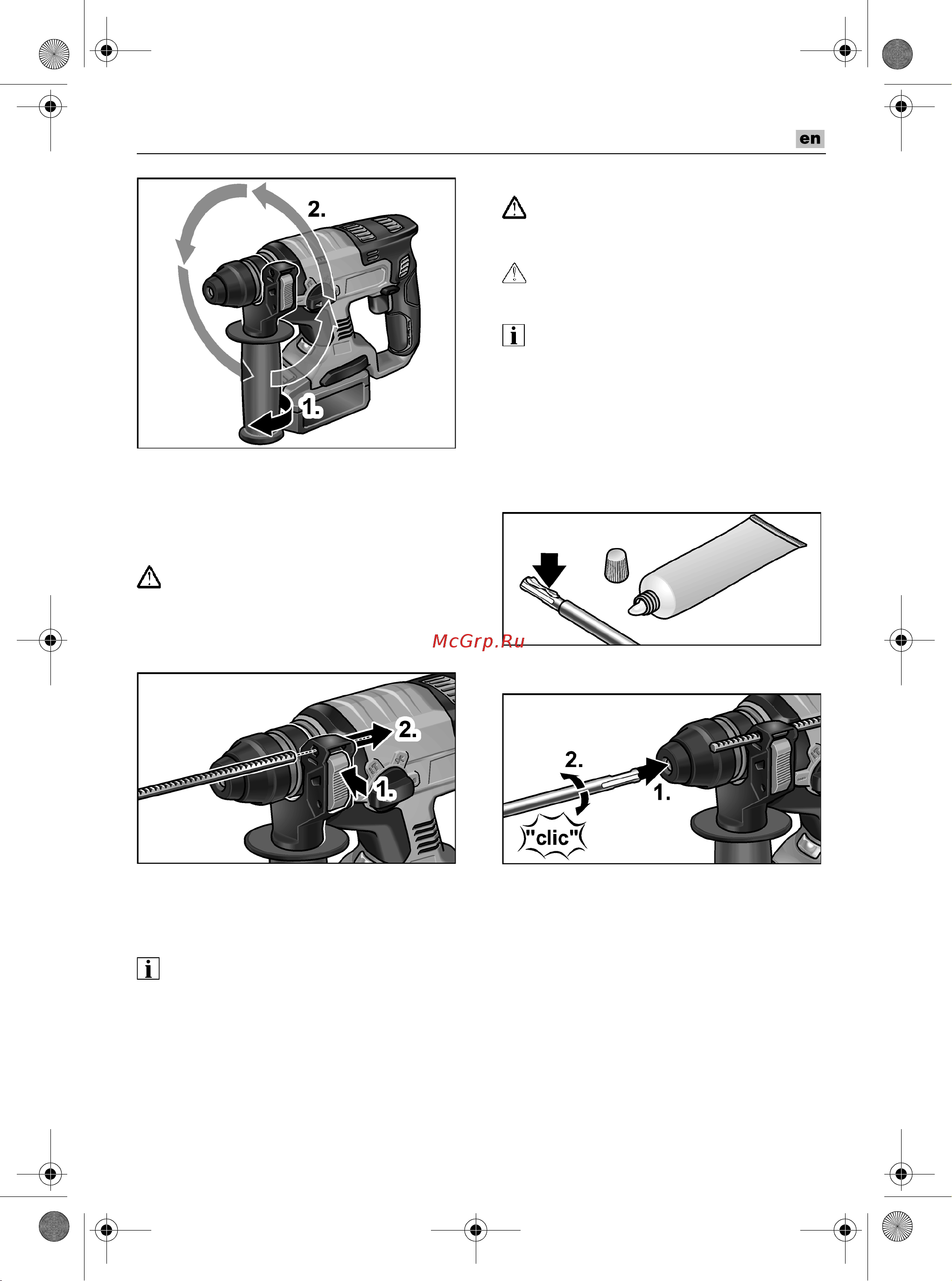 Flex CHE 18.0-EC [17/194] Inserting tools with sds plus shank