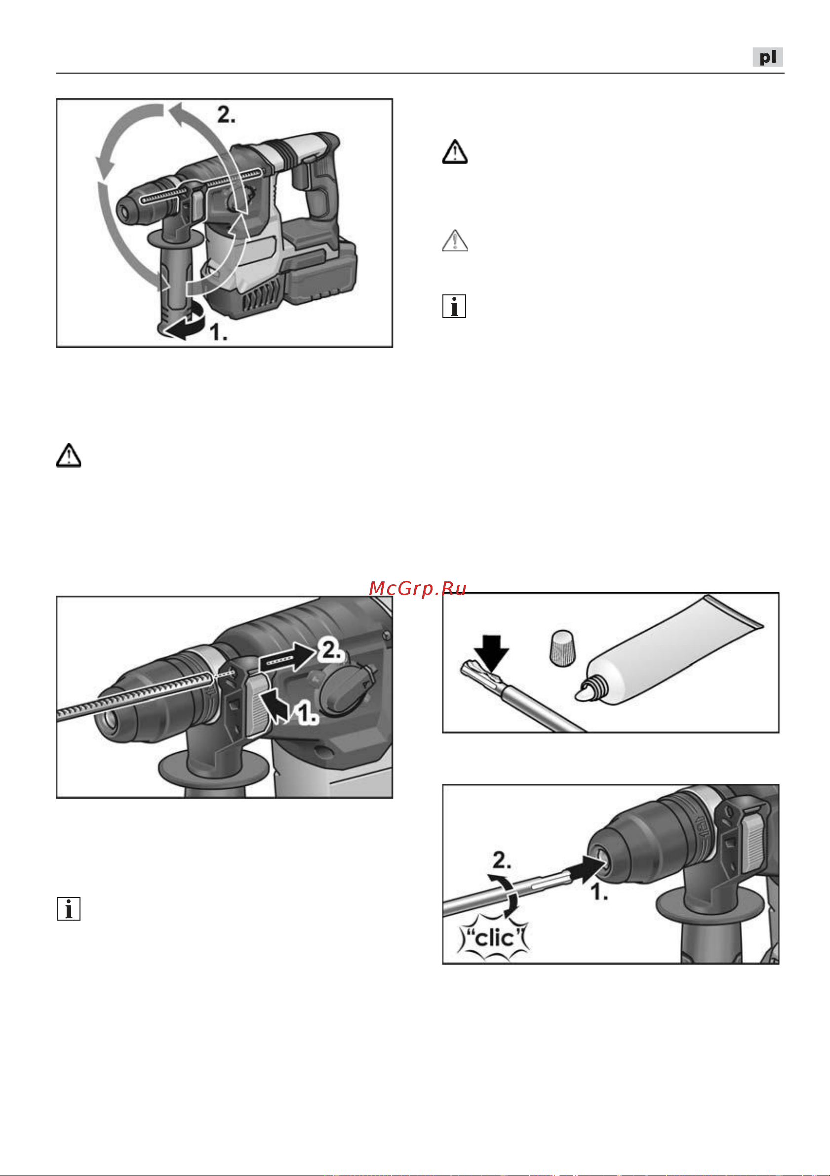 Flex CHE 2-26 18.0-EC C [141/264] Mocowanie narzędzi z chwytem sds plus